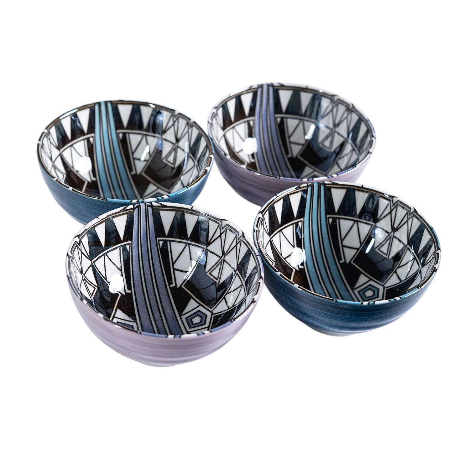 Frank Lloyd Wright Imperial Hotel "Peacock" Small Bowl Set