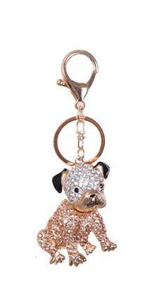 Ladies Dog Shaped Fashion Key Chain