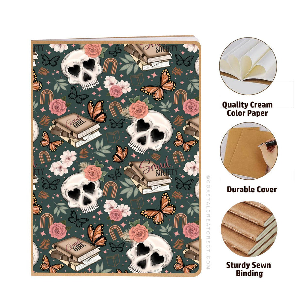 Smut Reading Journal with Magnetic Bookmark Set