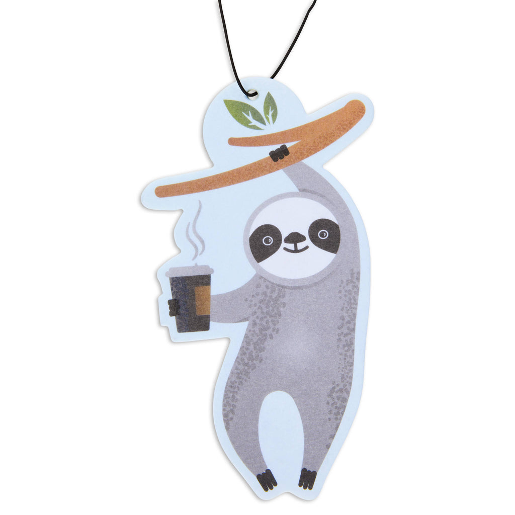 Coffee Sloth Air Freshener