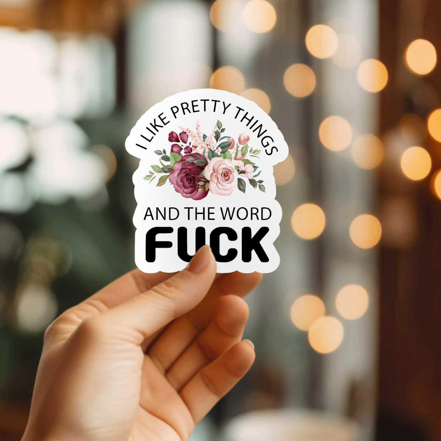Funny Pretty Things Sticker