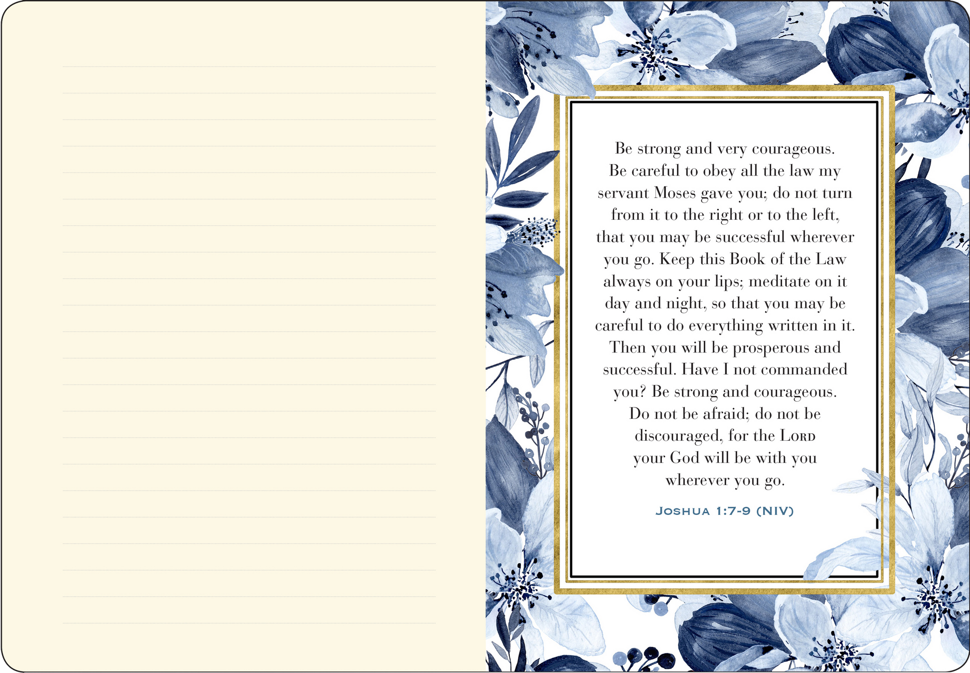 Be Strong and Courageous Artisan Journal