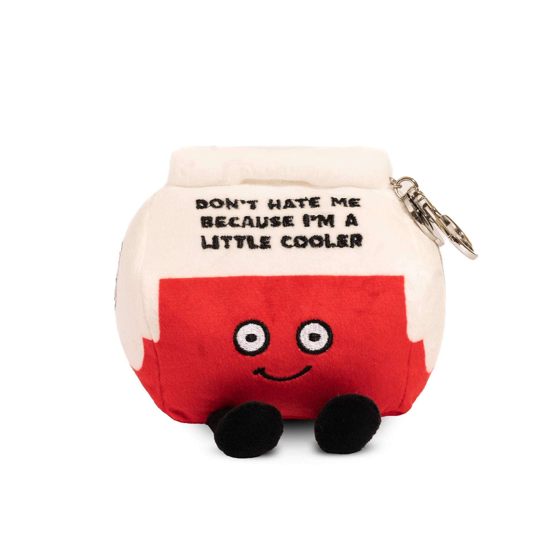 "Don't Hate Me" Cooler Plush Bag Charm Toy Funny Cute Gift