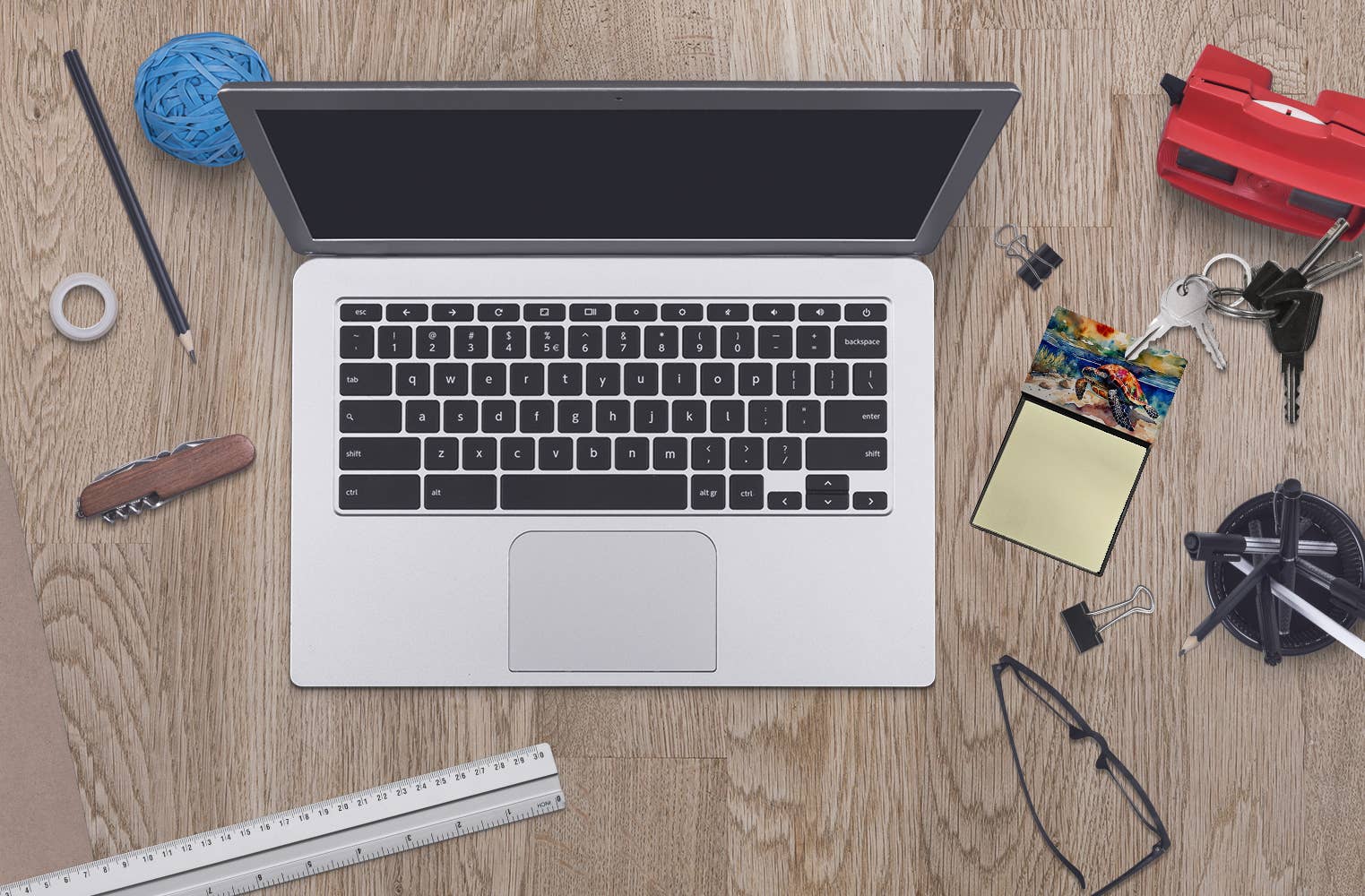 Loggerhead Sea Turtle Sticky Note Holder DAC2806