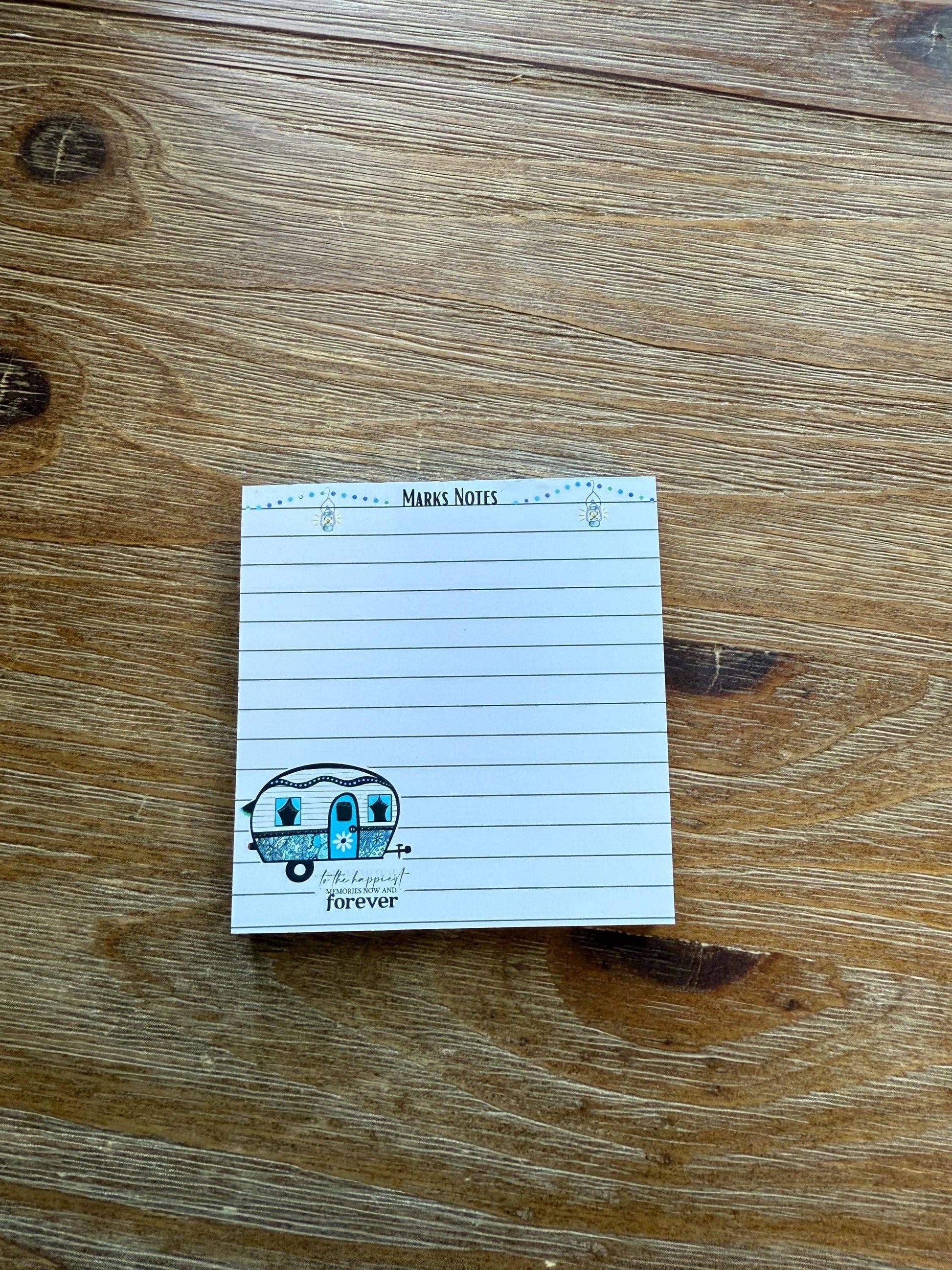 Camping Notepad for Stationery Lovers - Make Memories Outdoors