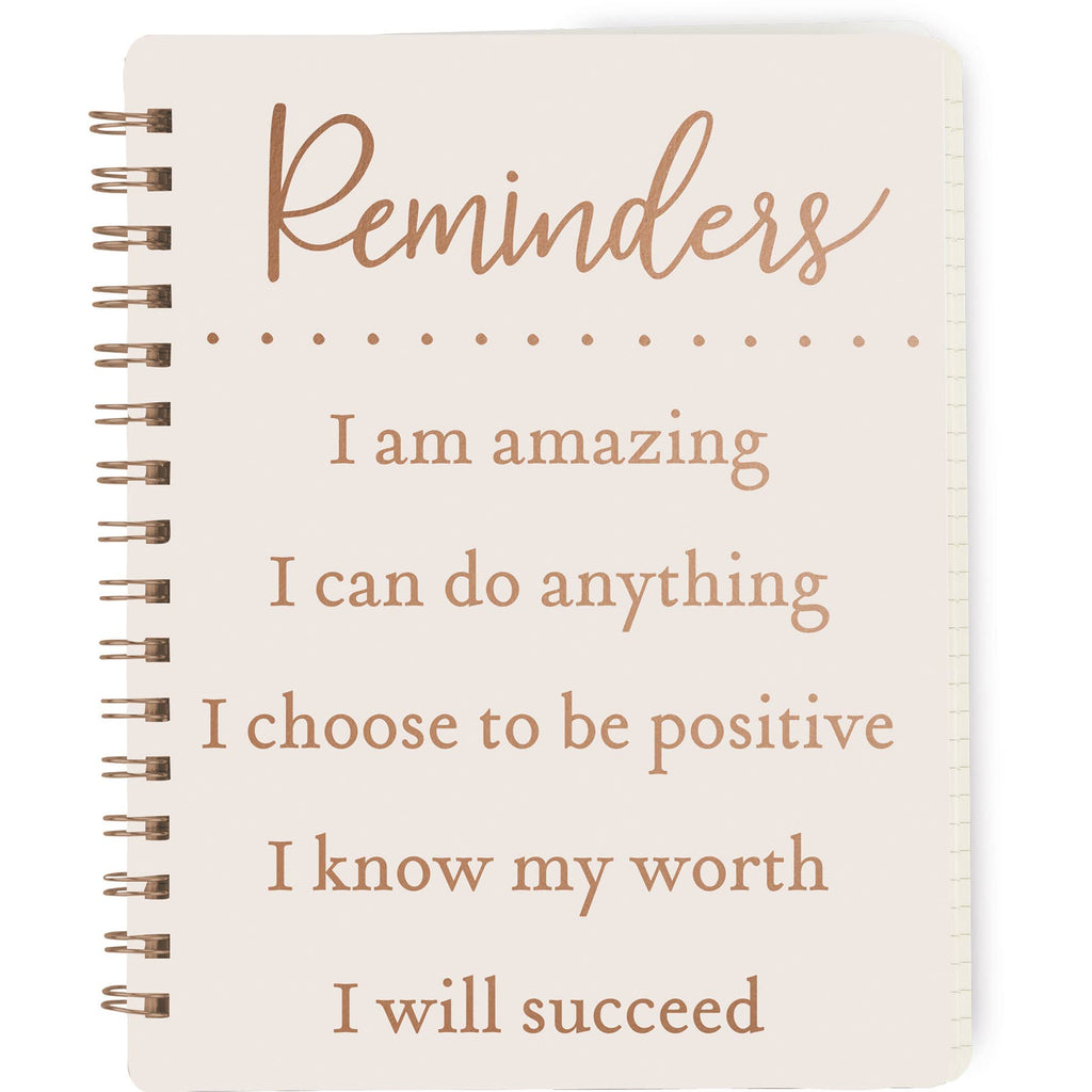Reminders I Am Amazing Spiral Notebook
