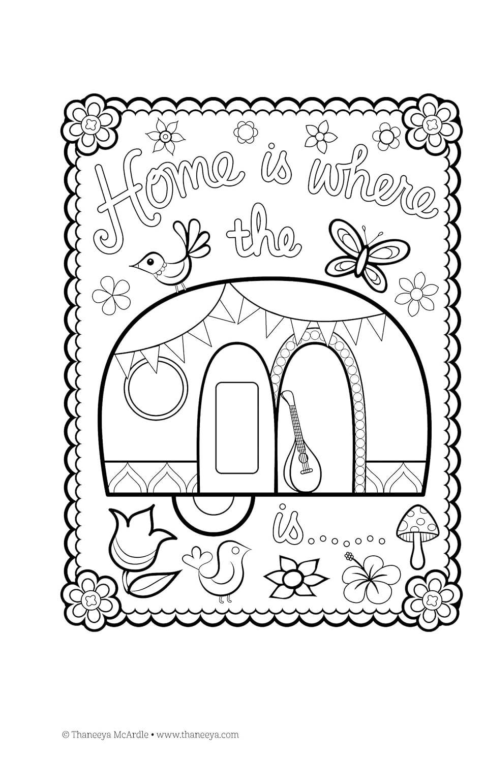 Color Love Coloring Book - Take Along Size Adult Coloring