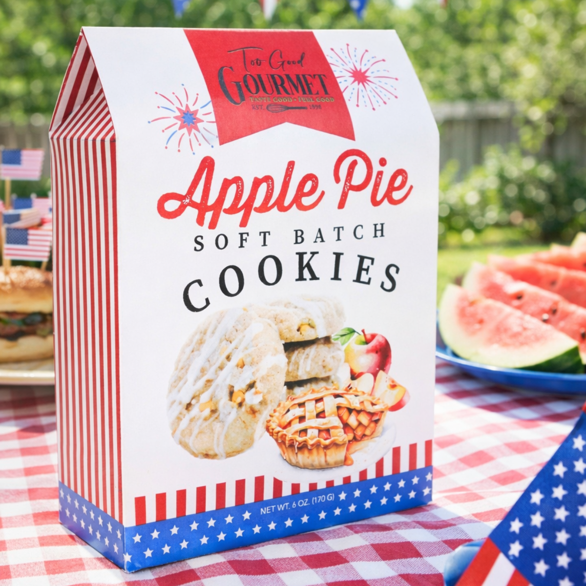 Patriotic Cookies - Apple Pie & Smores