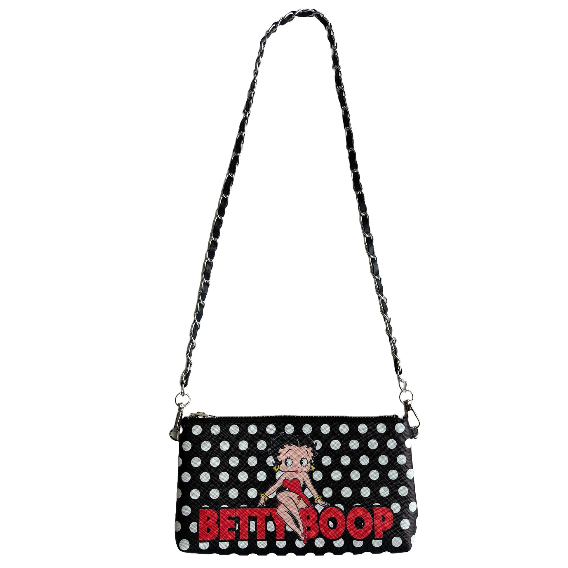 Betty Boop Purse - Polka Dots w/ Chain