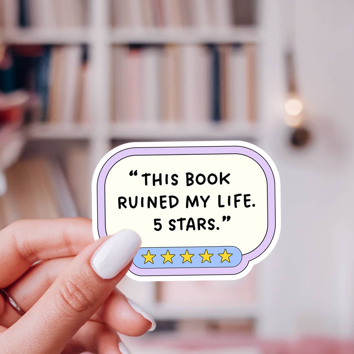 This Book Ruined My Life 5 Stars Sticker