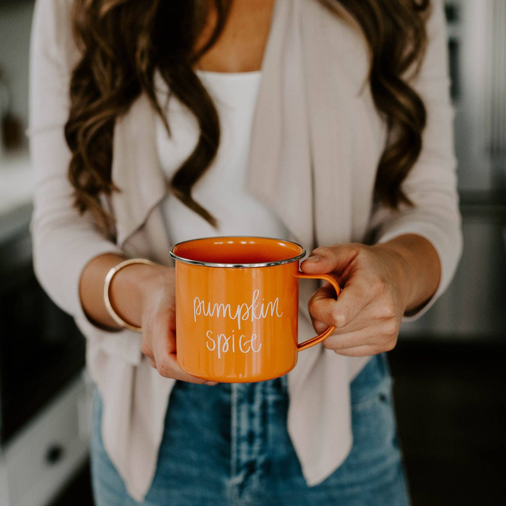 Pumpkin Spice Orange Coffee Mug - Fall Decor & Gifts