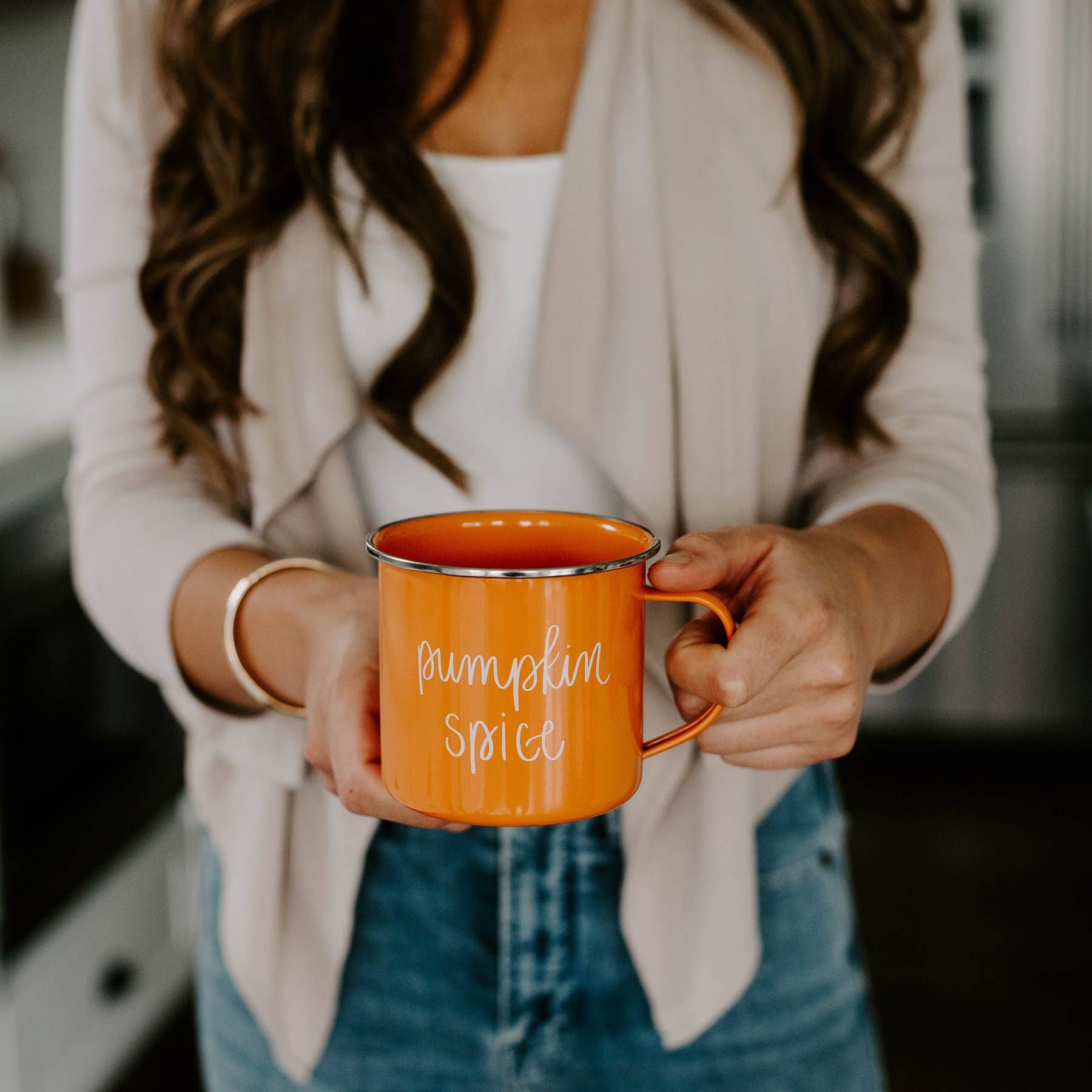 Pumpkin Spice Orange Coffee Mug - Fall Decor & Gifts