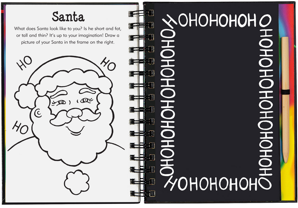 Merry Christmas Scratch and Sketch