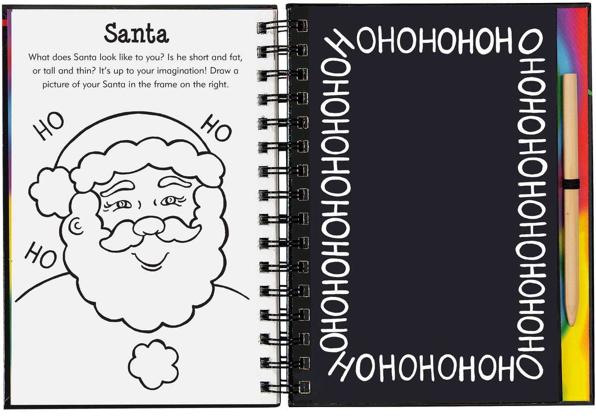 Merry Christmas Scratch and Sketch