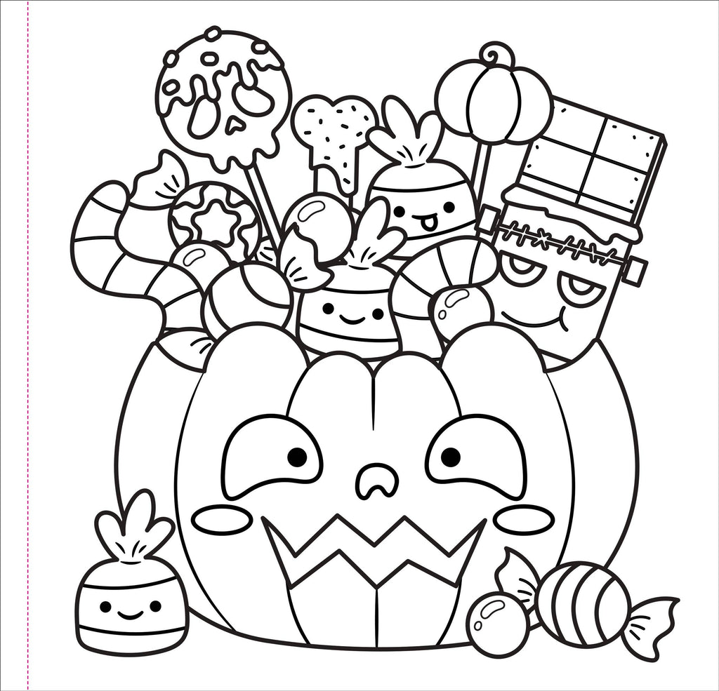 Color Me Spooky Halloween Adult Coloring Book
