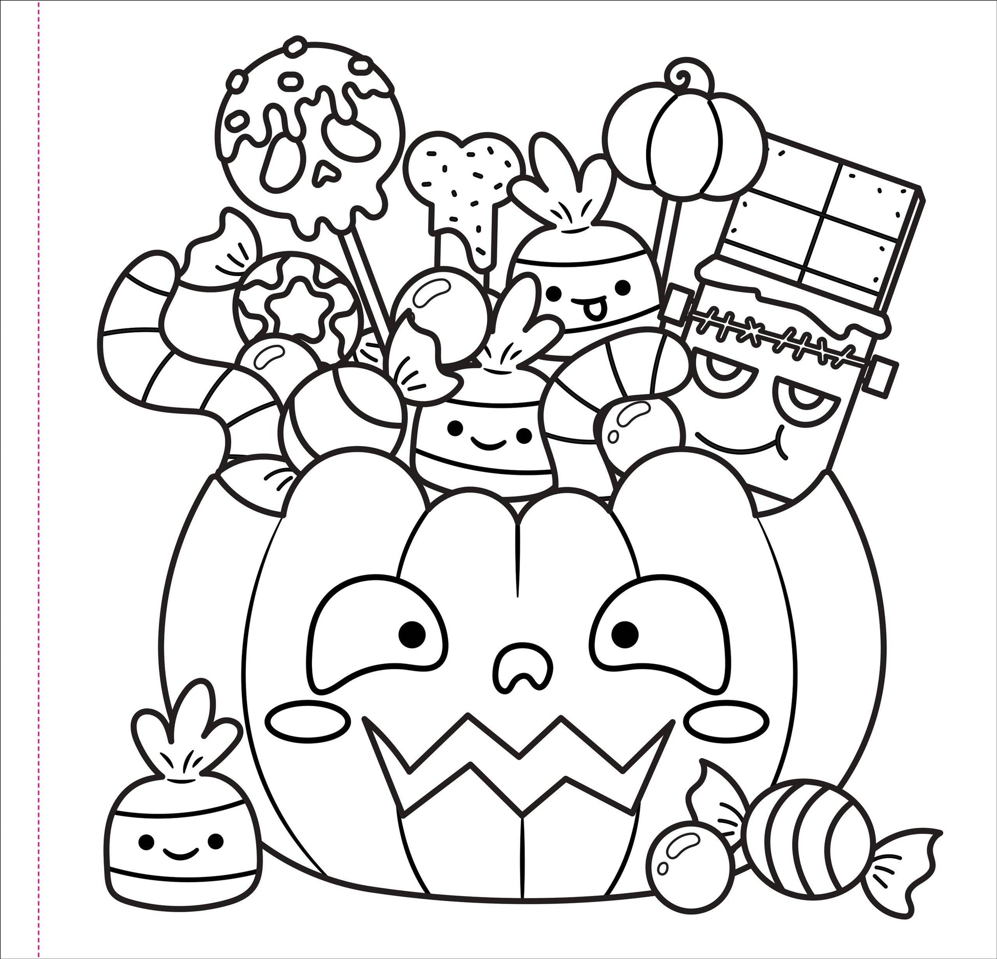 Color Me Spooky Halloween Adult Coloring Book