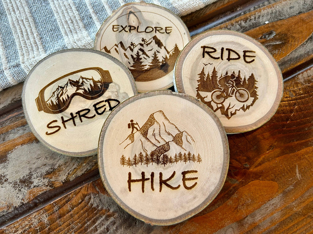Ride Coaster, Mountain Biker Gift, Bike Shop, Biking
