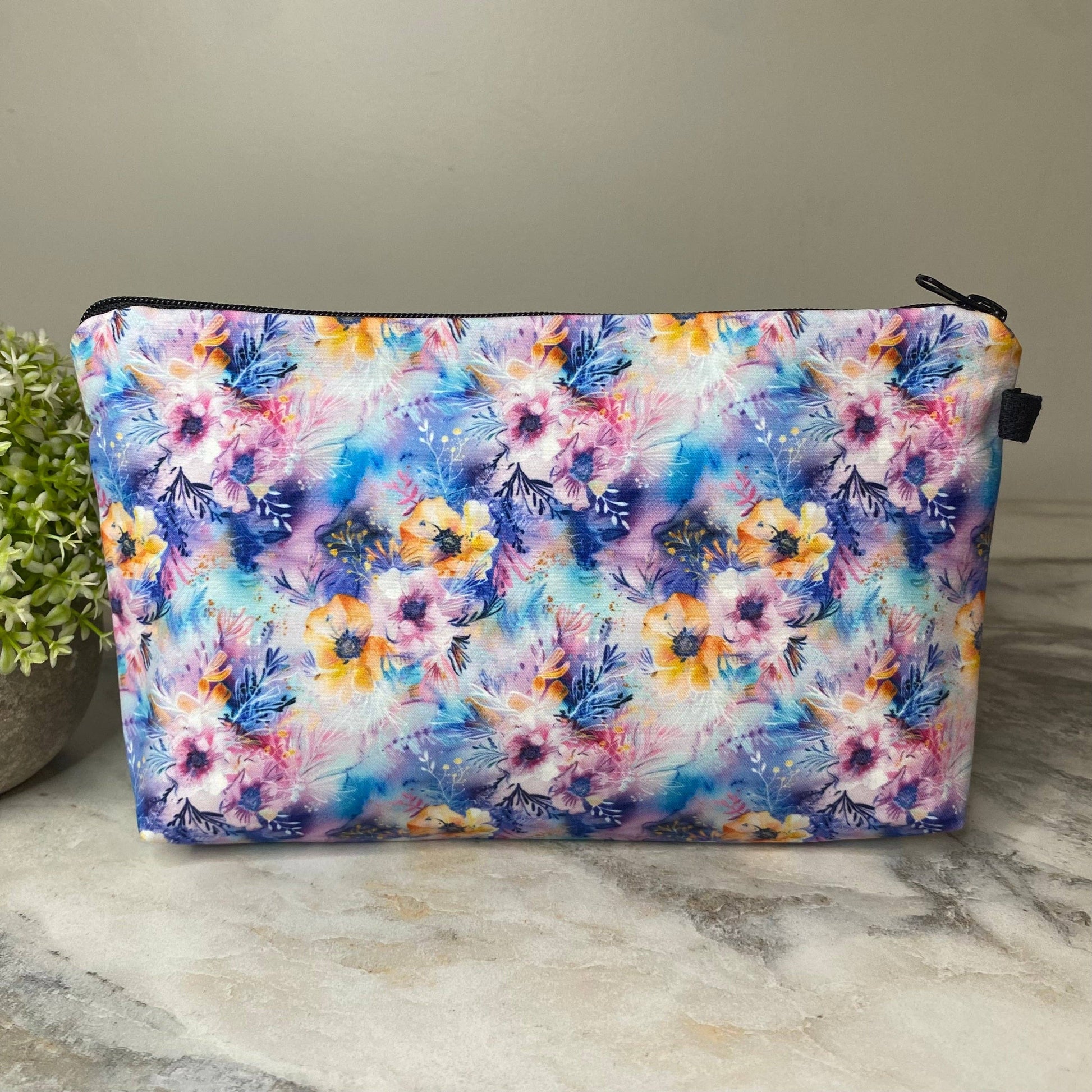 Pouch - Floral Pastel Sketch