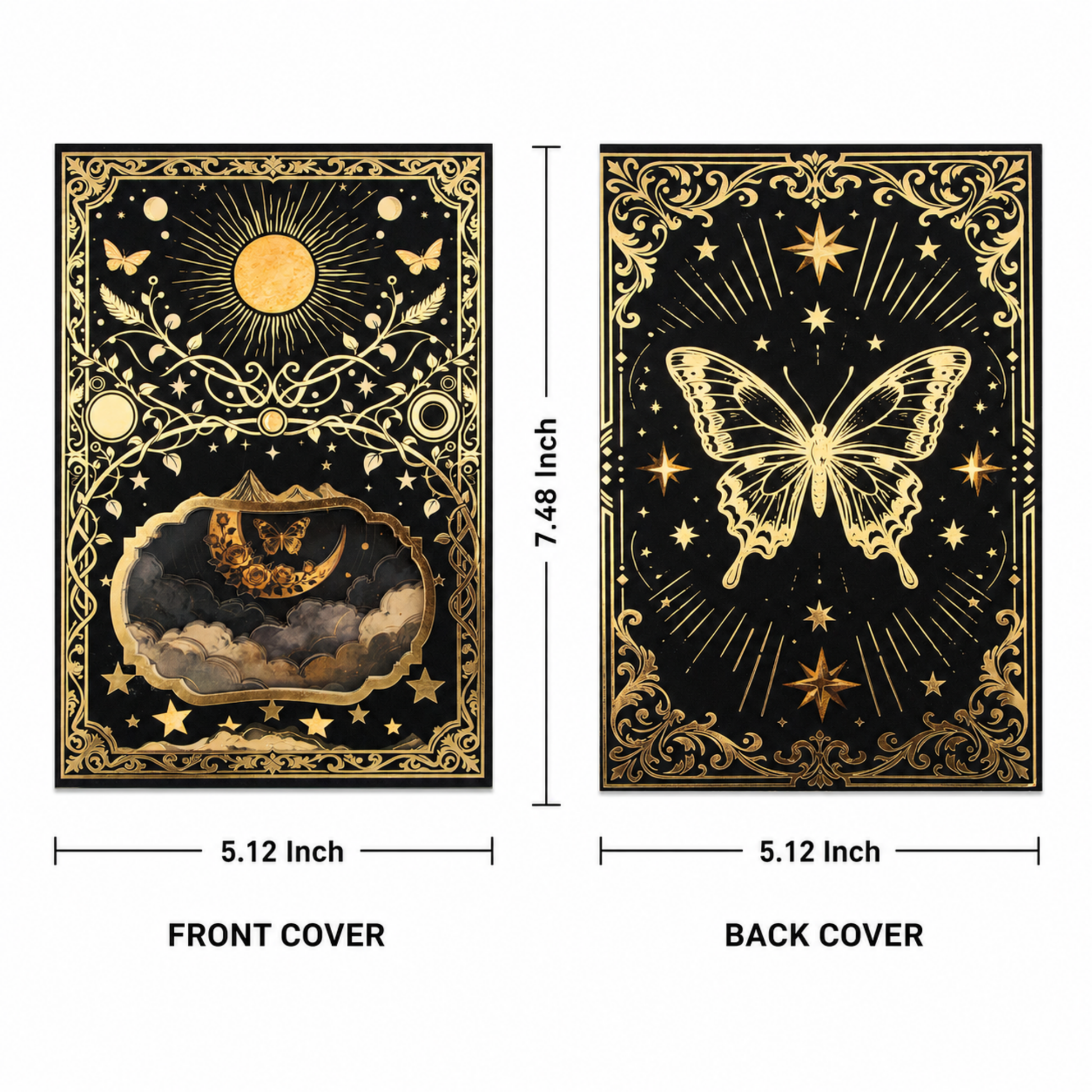 Astro Enchantment 3D Paper Art Notebook | 120 Pages