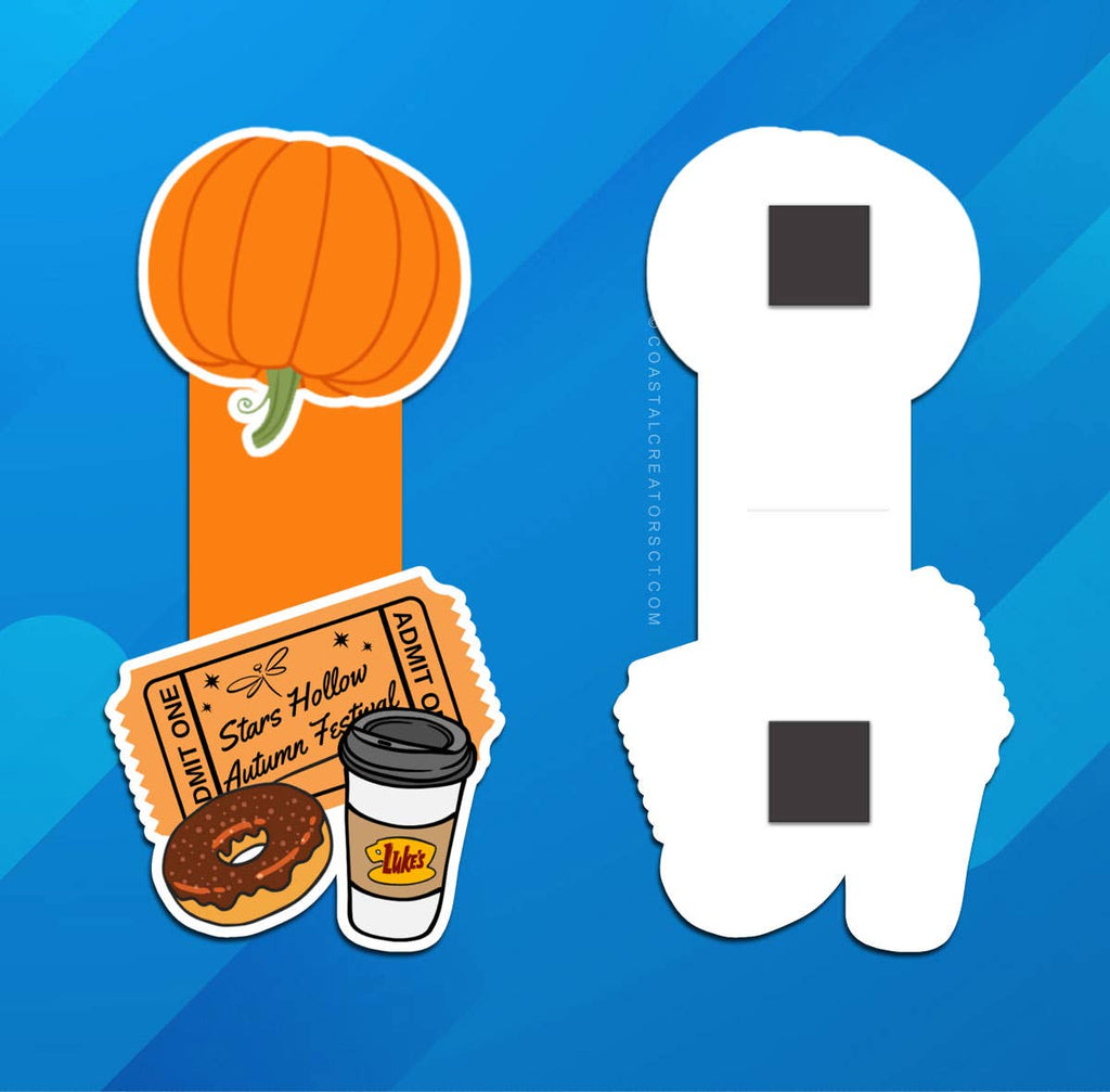 Gilmore Girls Inspired Journal with Magnetic Bookmark Set