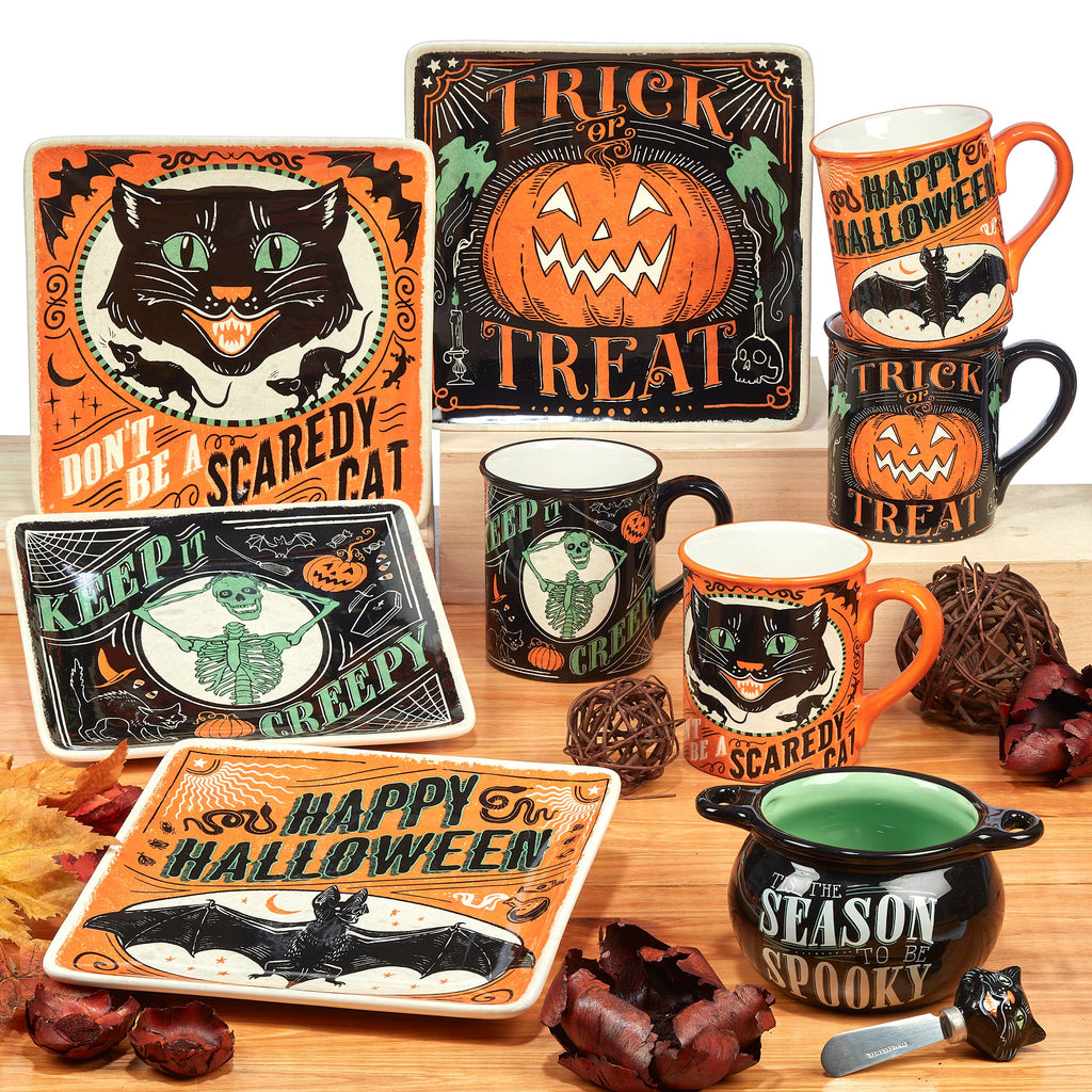 Scaredy Cat Halloween Mug 18 oz. asst.