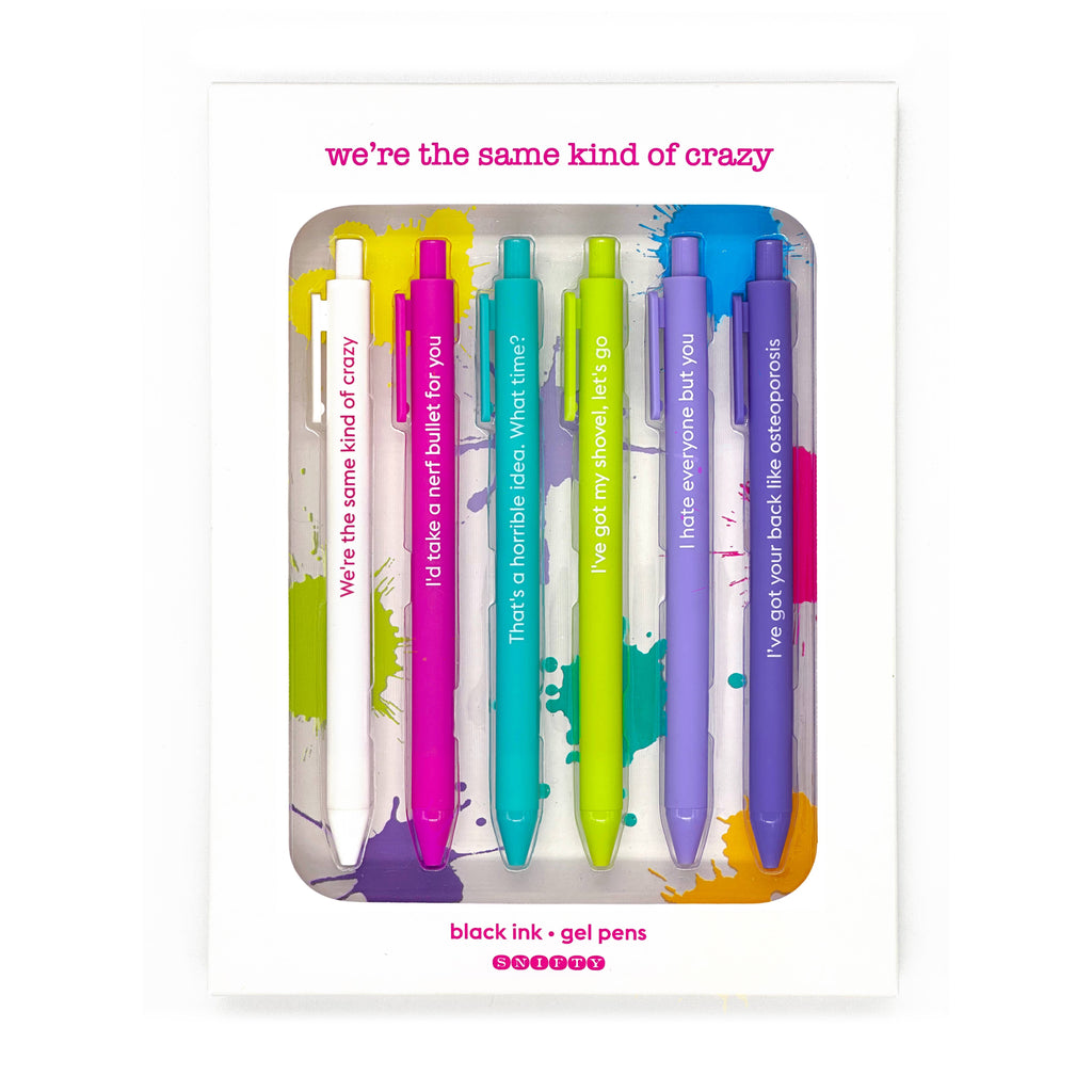 SAME KIND OF CRAZY - QUOTABLE GEL PEN SET