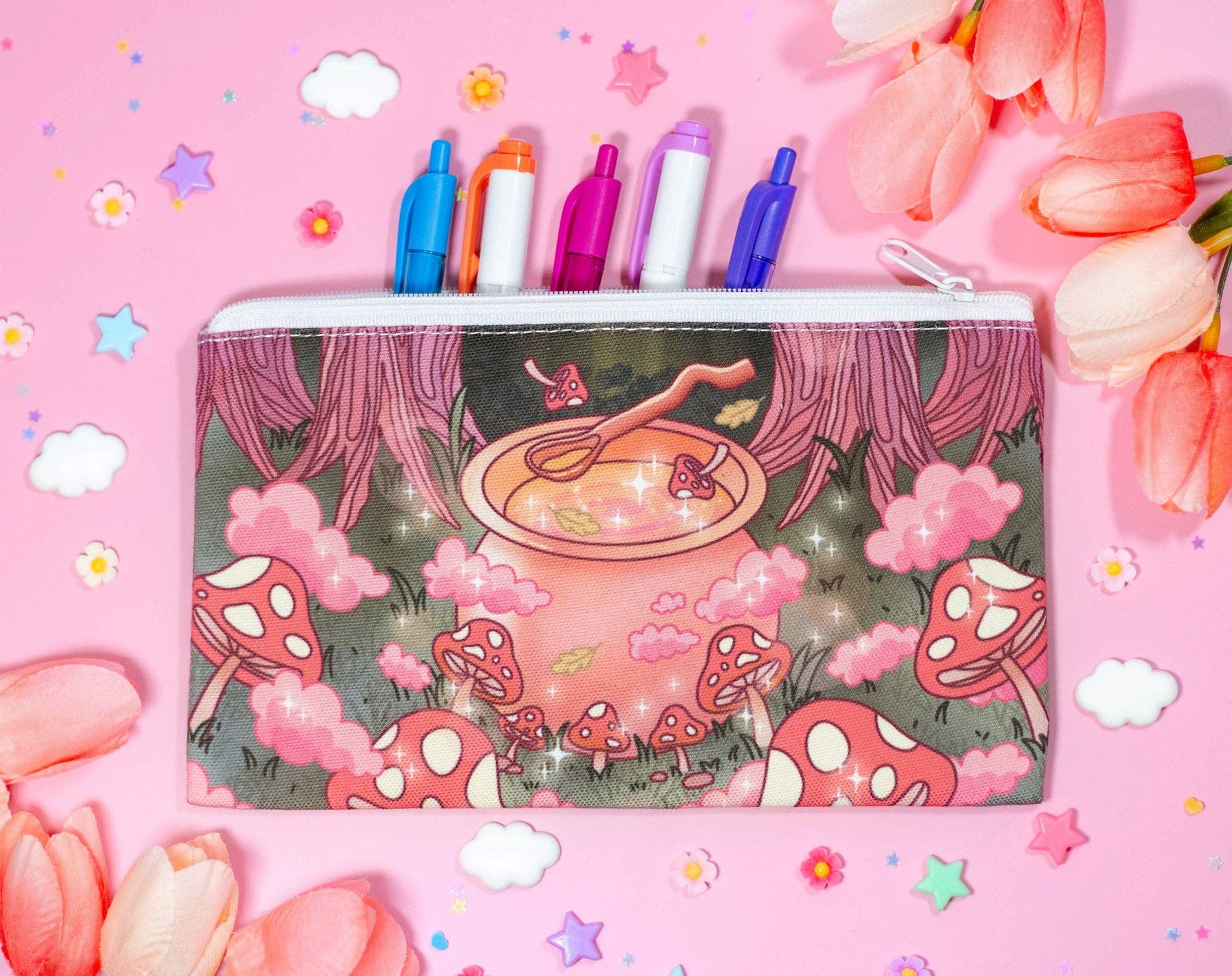 Mushroom Cottagecore Pencil Case