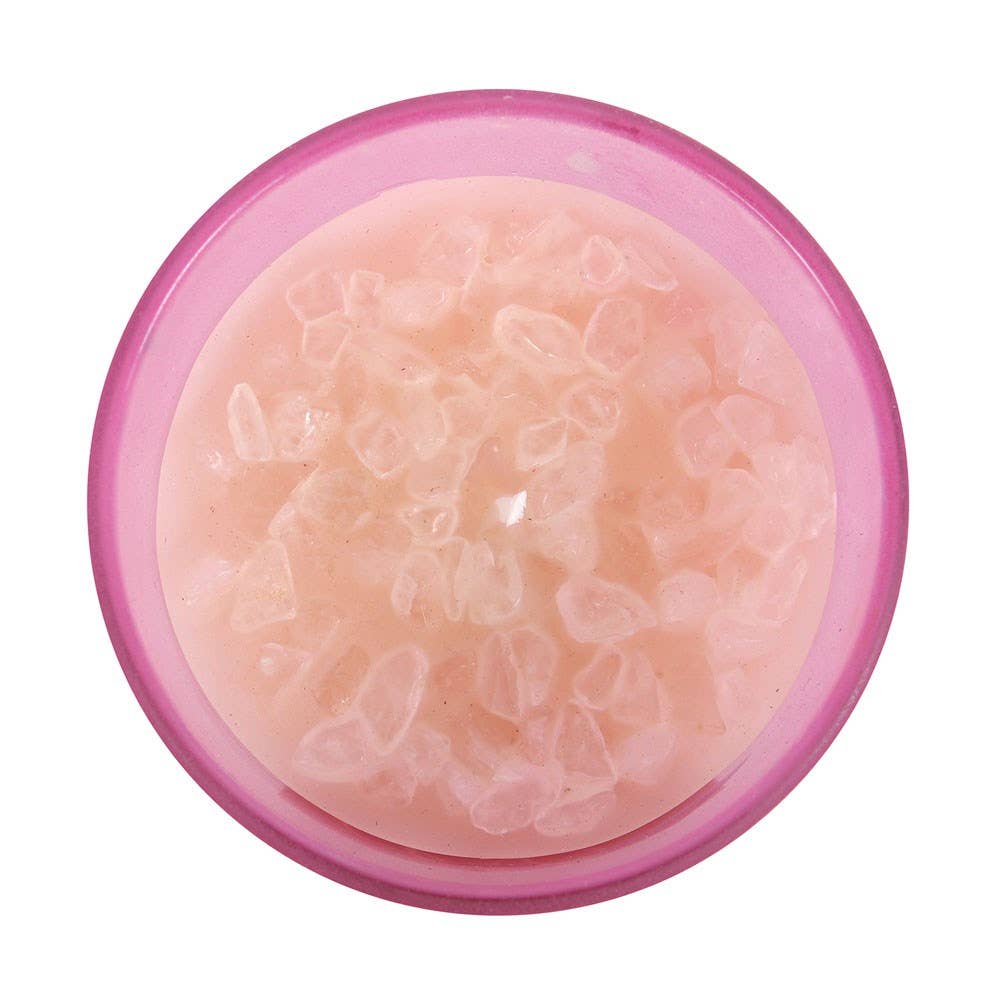 Crown Chakra Blackberry Quartz Candle