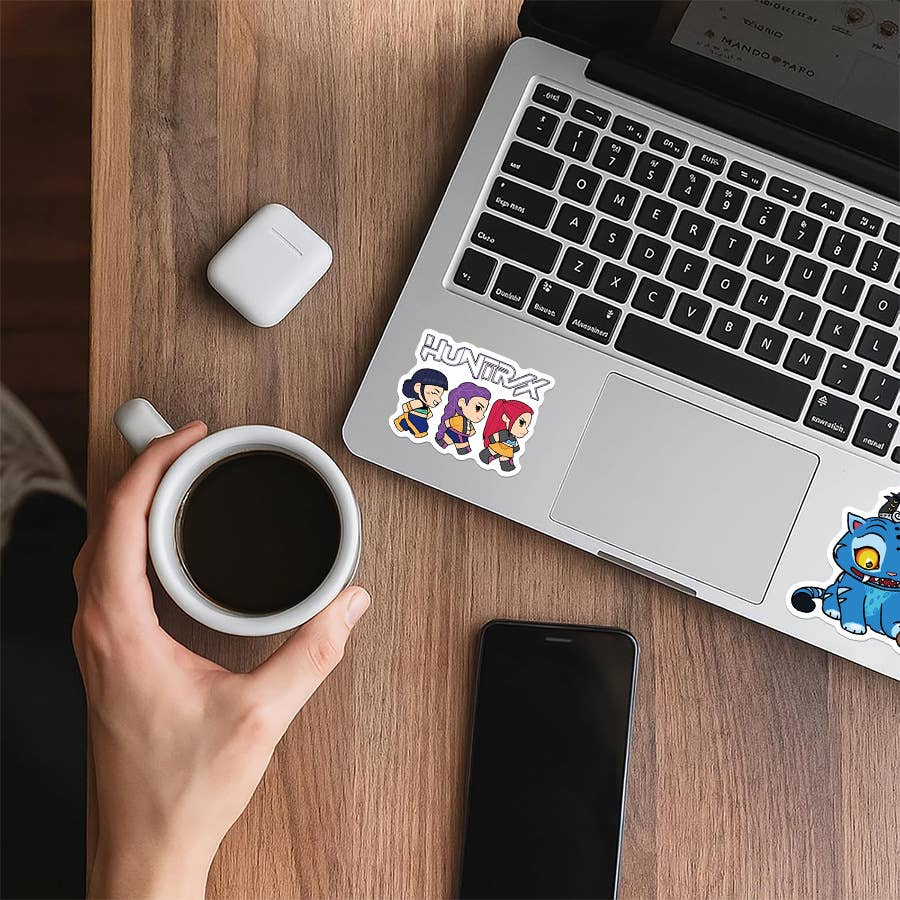 KPop Demon Hunters cartoon Stickers Pack of 60