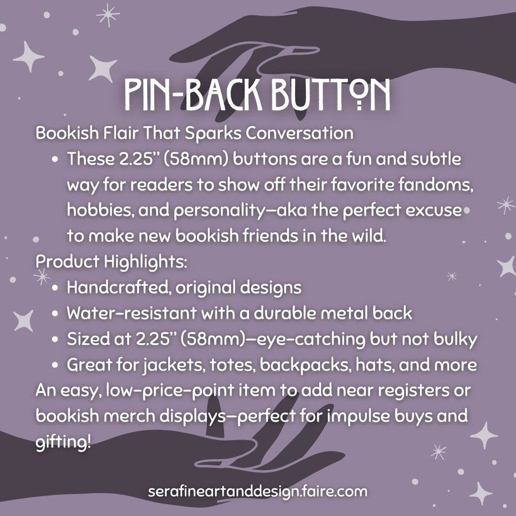 Throne of Glass Live Laugh Lorcan Pin