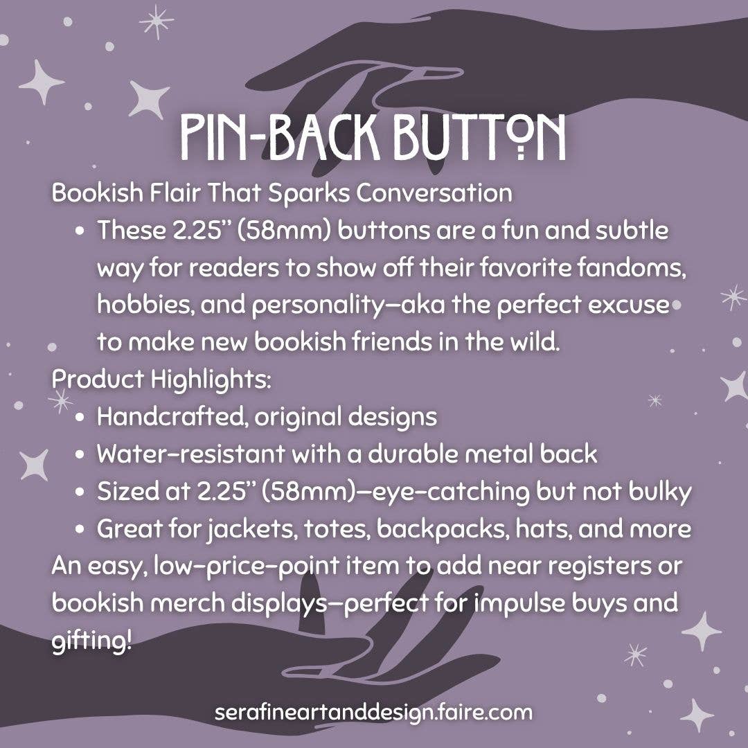 Throne of Glass Live Laugh Lorcan Pin