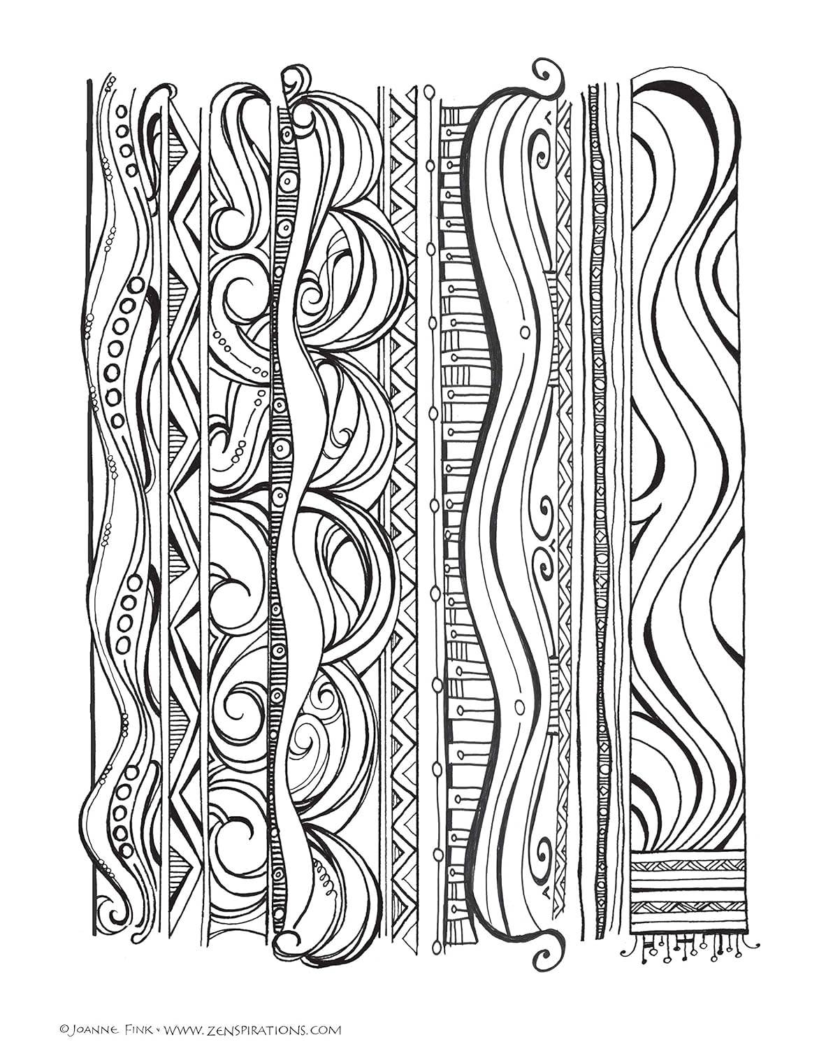 Zenspirations(R) Coloring Book Abstract & Geometric Designs