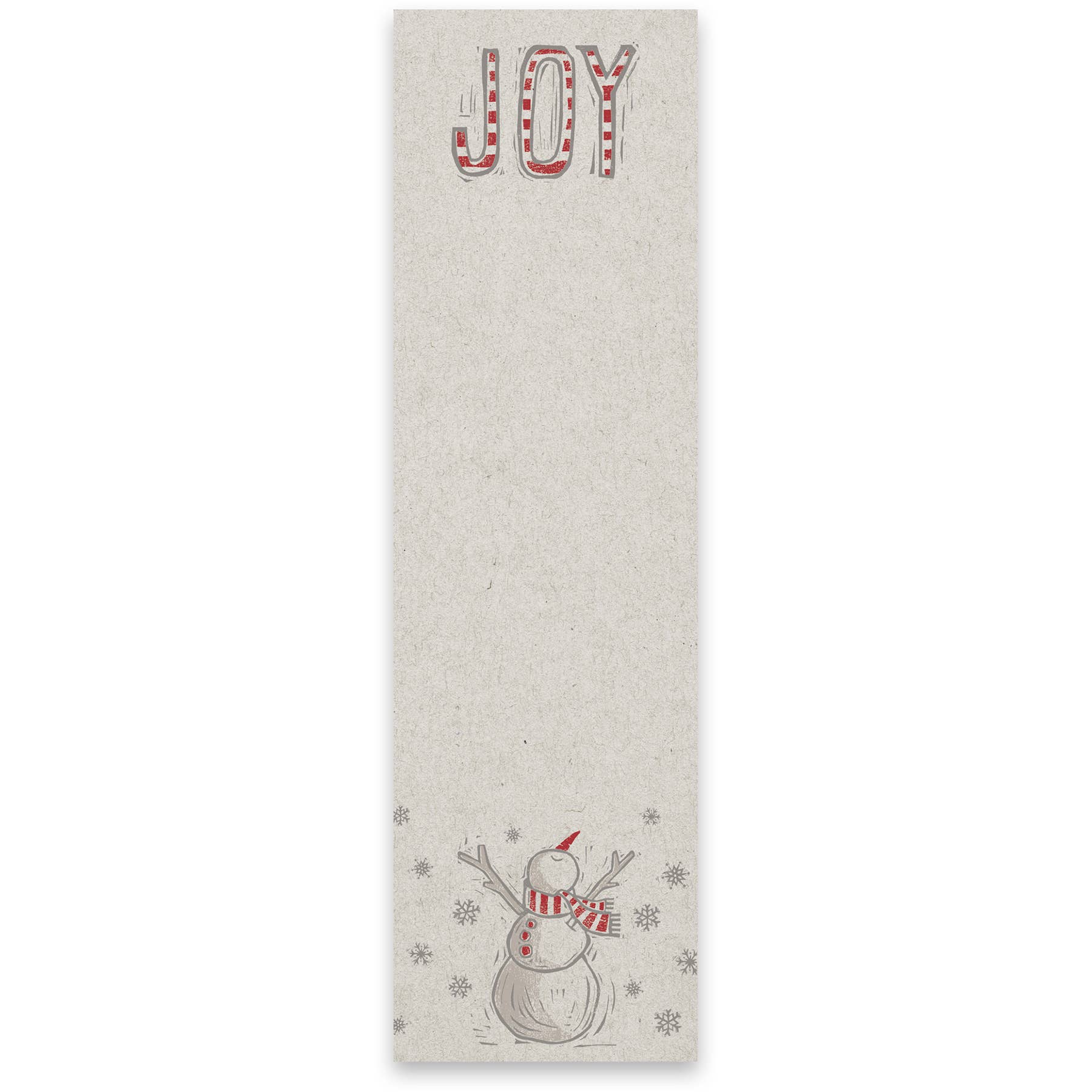 Joy Snowman List Pad