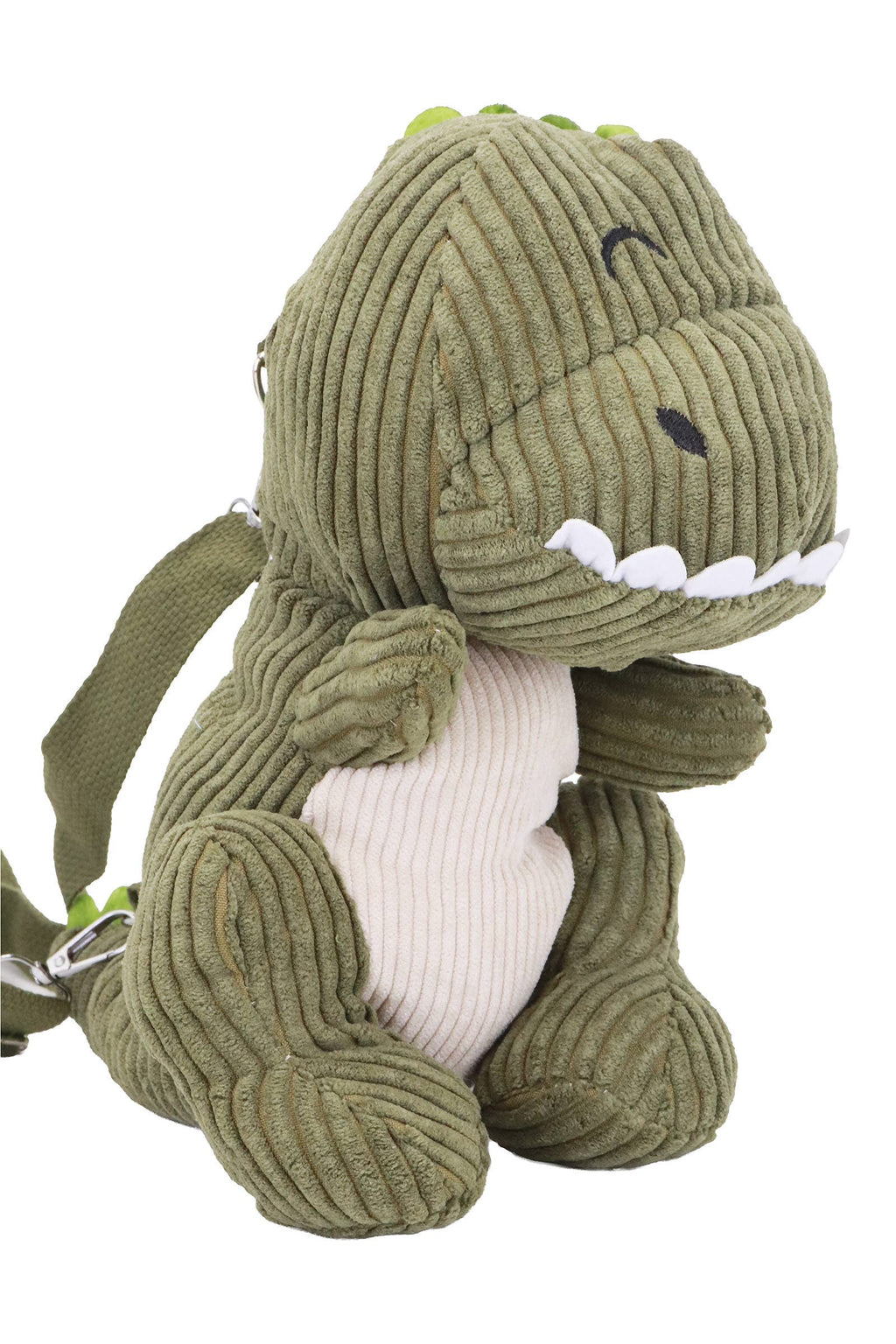 Cute Corduroy Dinosaur Soft Plush Doll Crossbody Bag