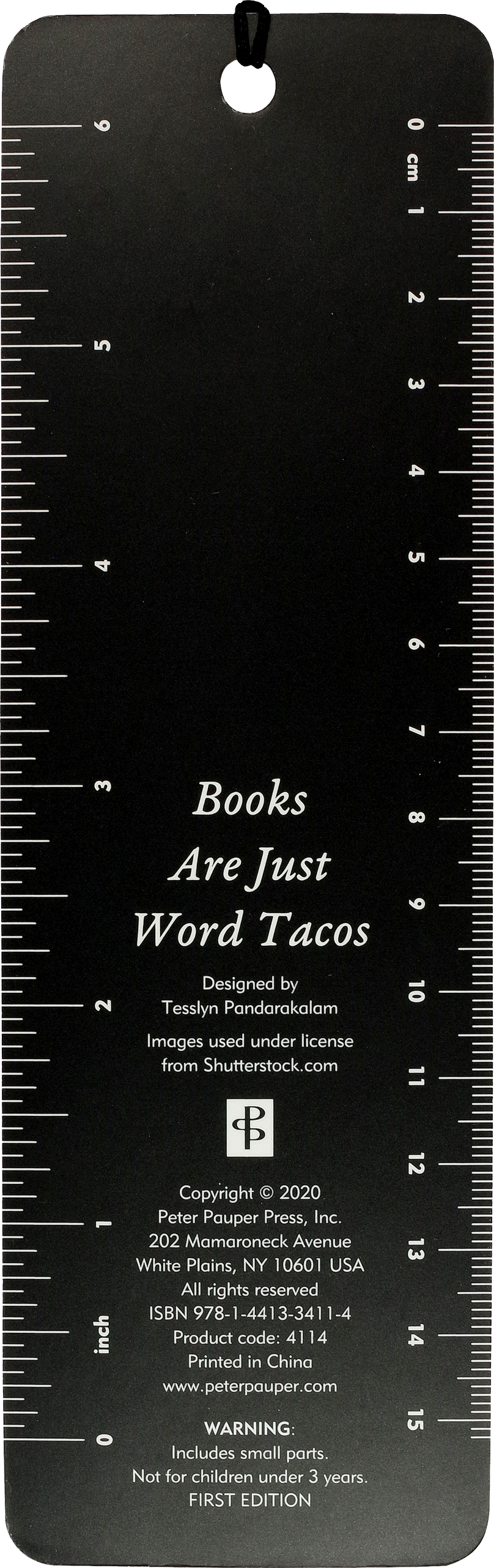 Books Are Just Word Tacos Beaded Bookmark