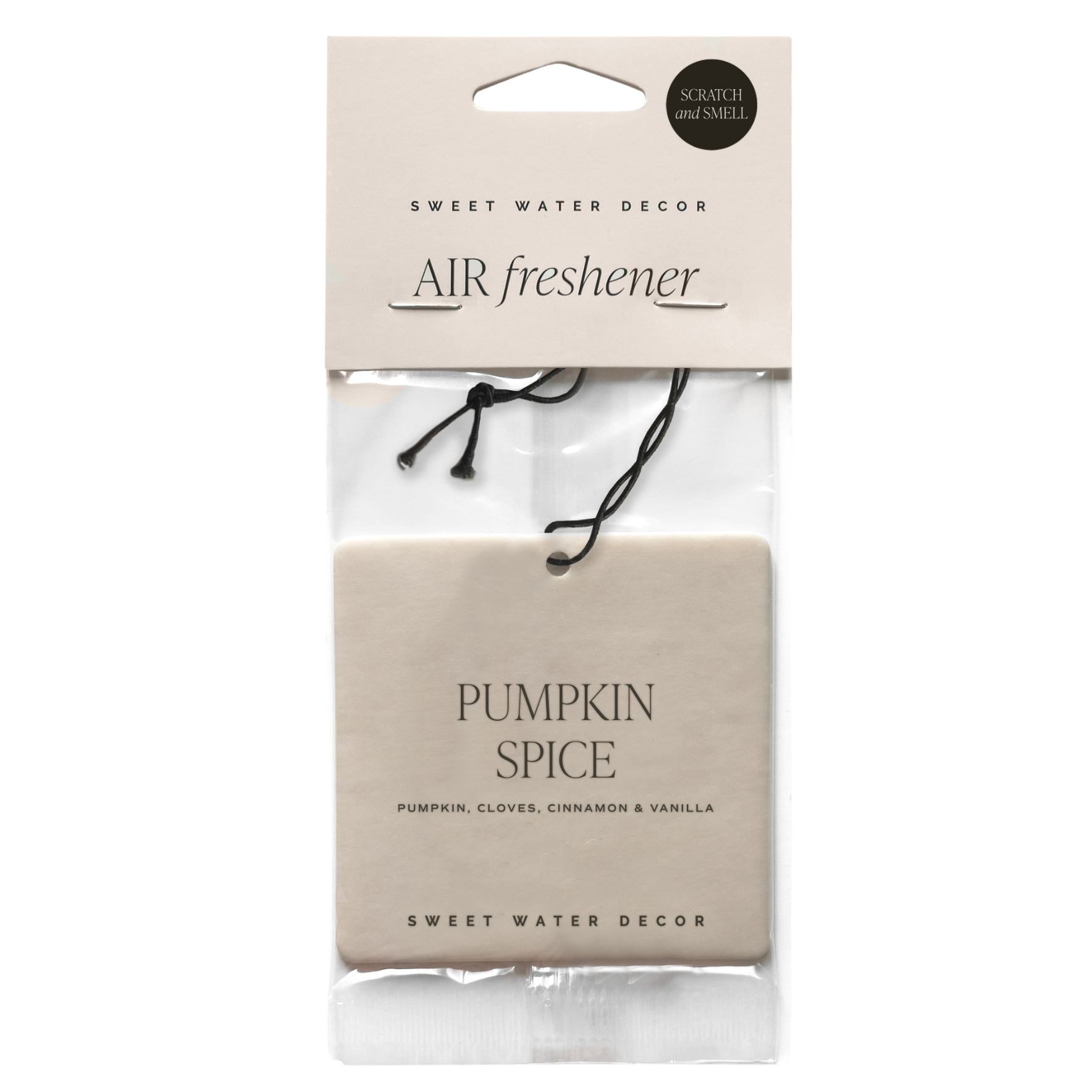 Pumpkin Spice Hanging Air Freshener - Fall Decor