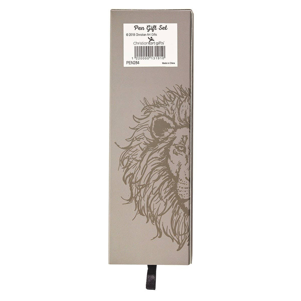 Pen in Gift Box Strong & Courageous Josh. 1:9