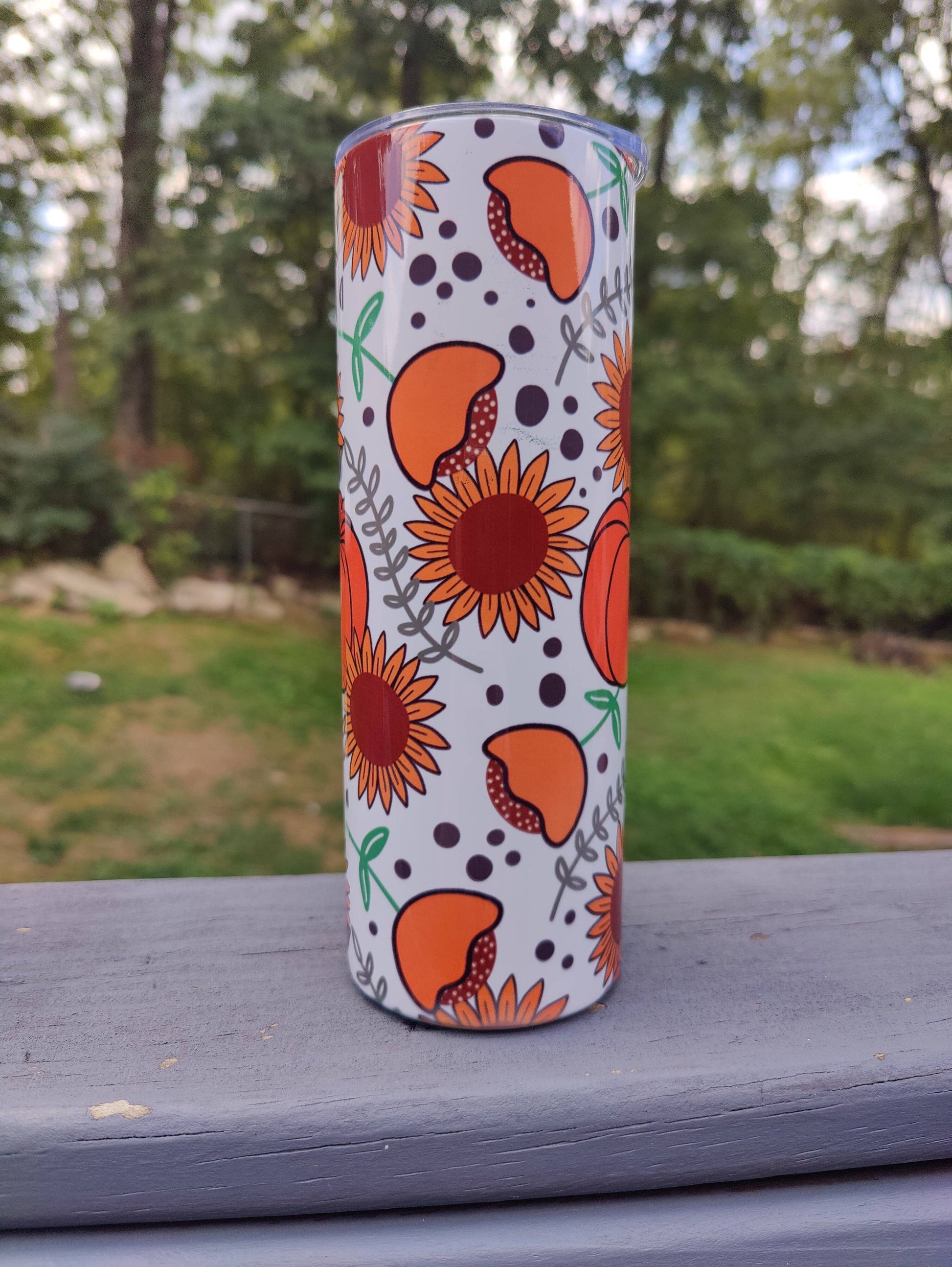 Cozy Fall (white) 20oz Tumbler