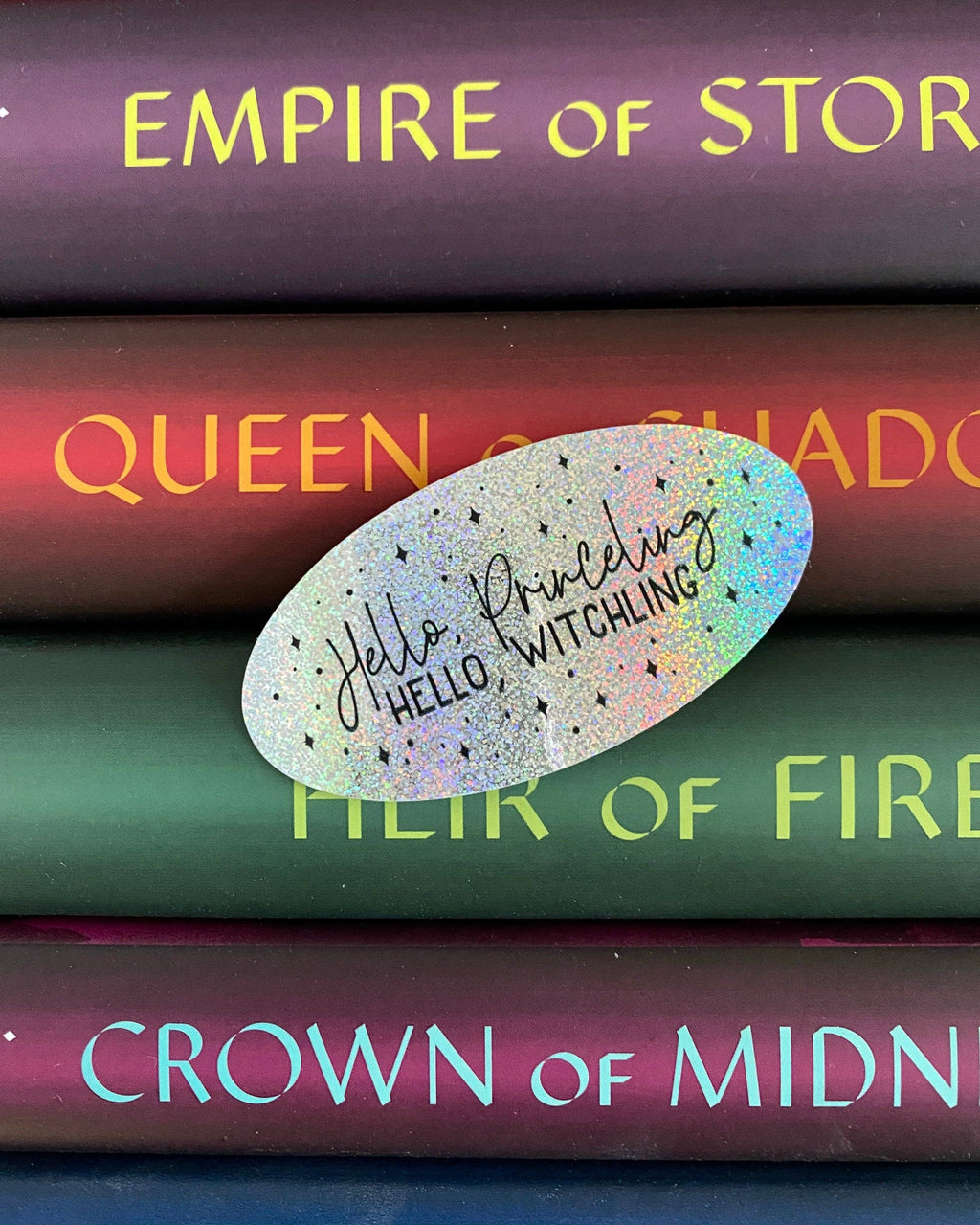 Hello Princeling/Witchling holographic glitter sticker | TOG