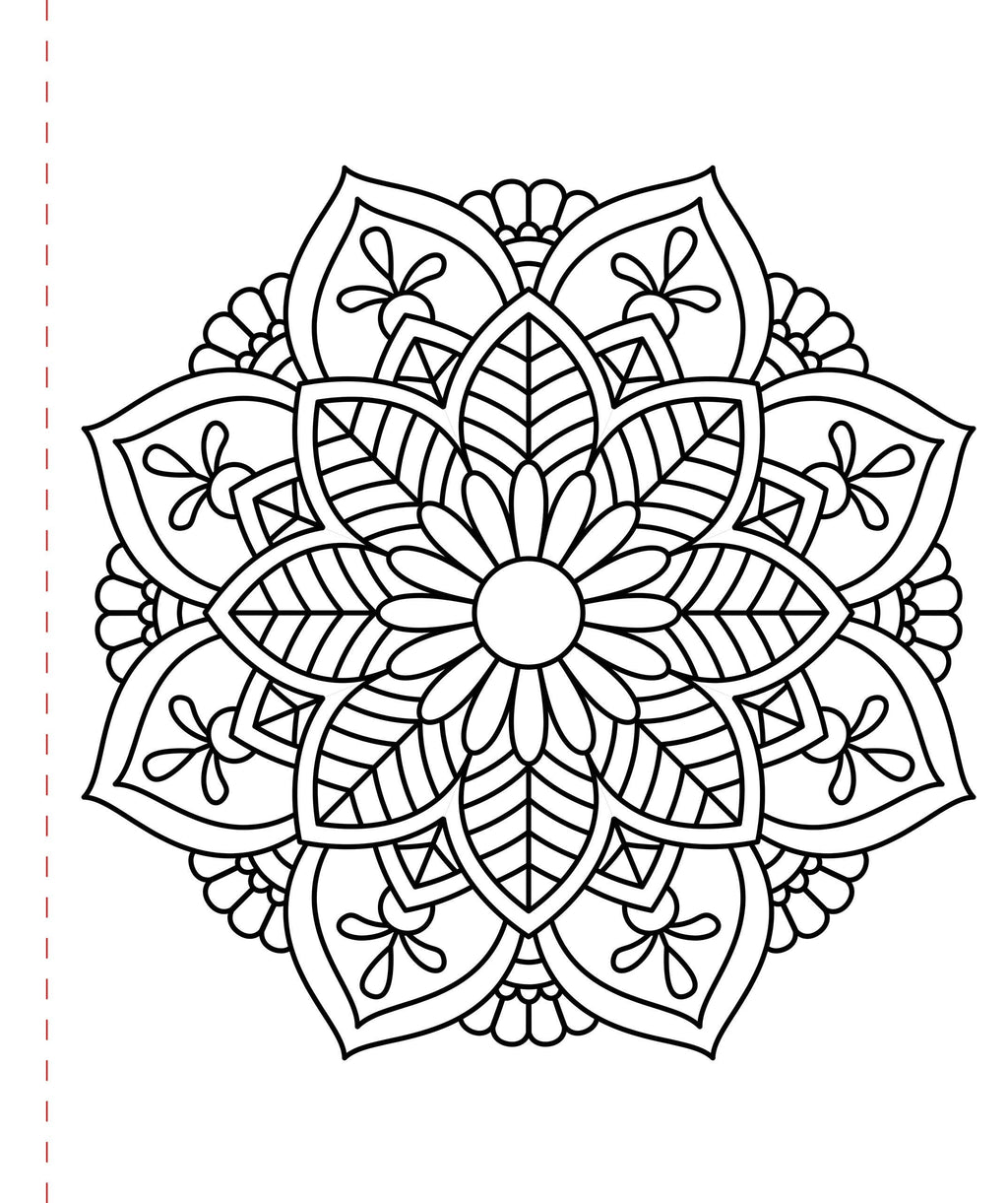 Large Print Coloring Book - Mindfulness