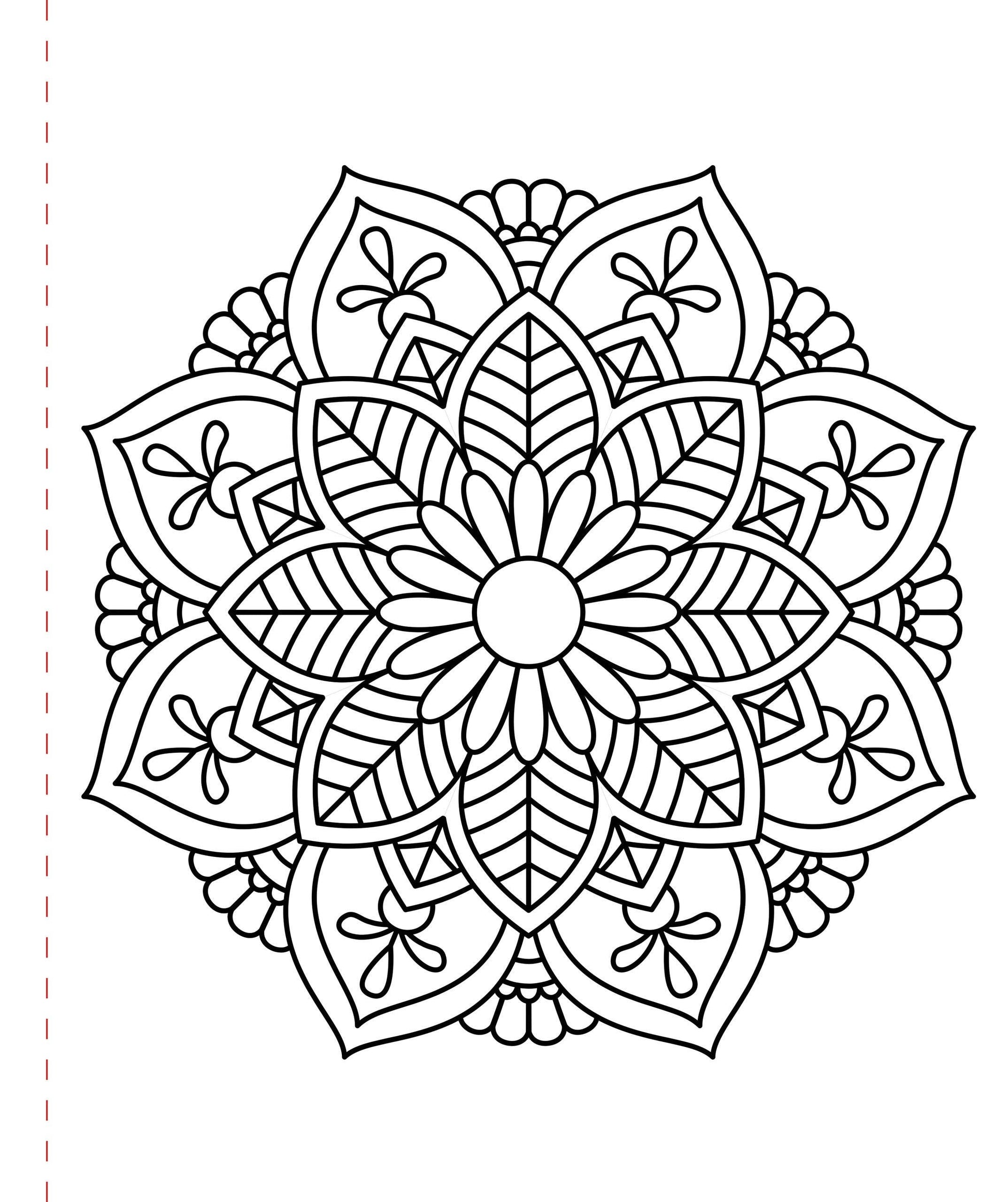 Large Print Coloring Book - Mindfulness