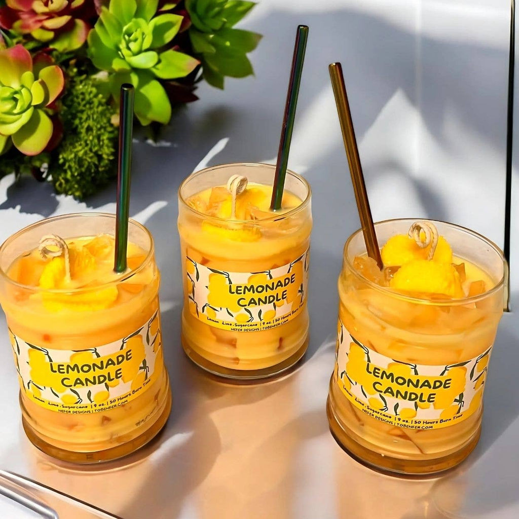 Lemonade Soy Candle | Realistic Sugared Citrus Aroma