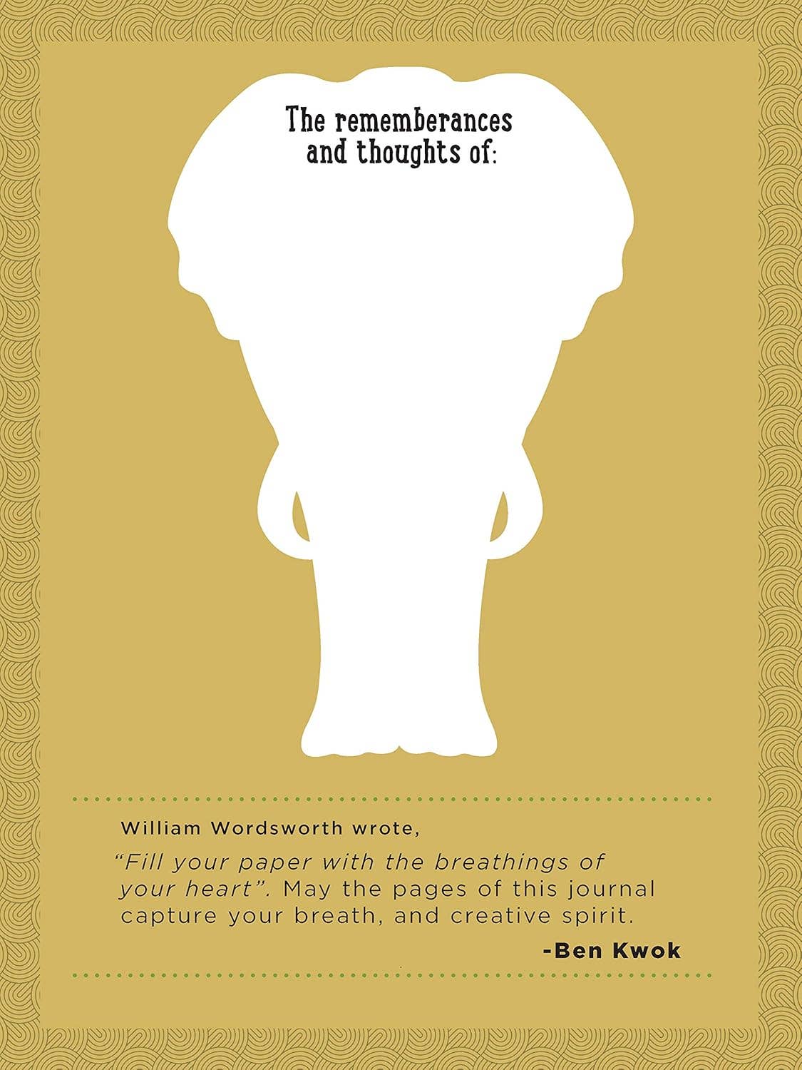 TangleEasy Lined Journal Elephant