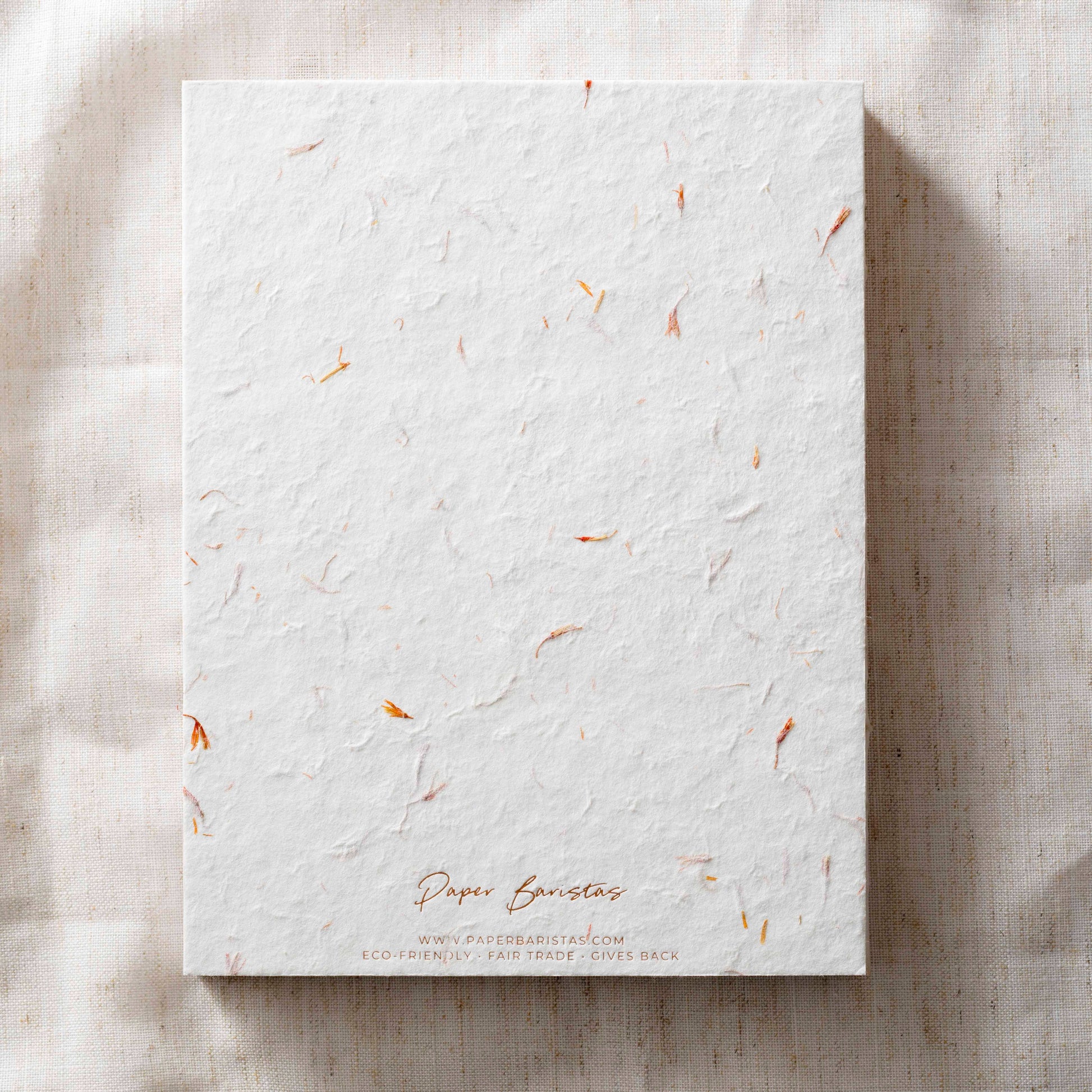 Journal Notebook Planner | Dot Grid Lined Petal Seed Paper