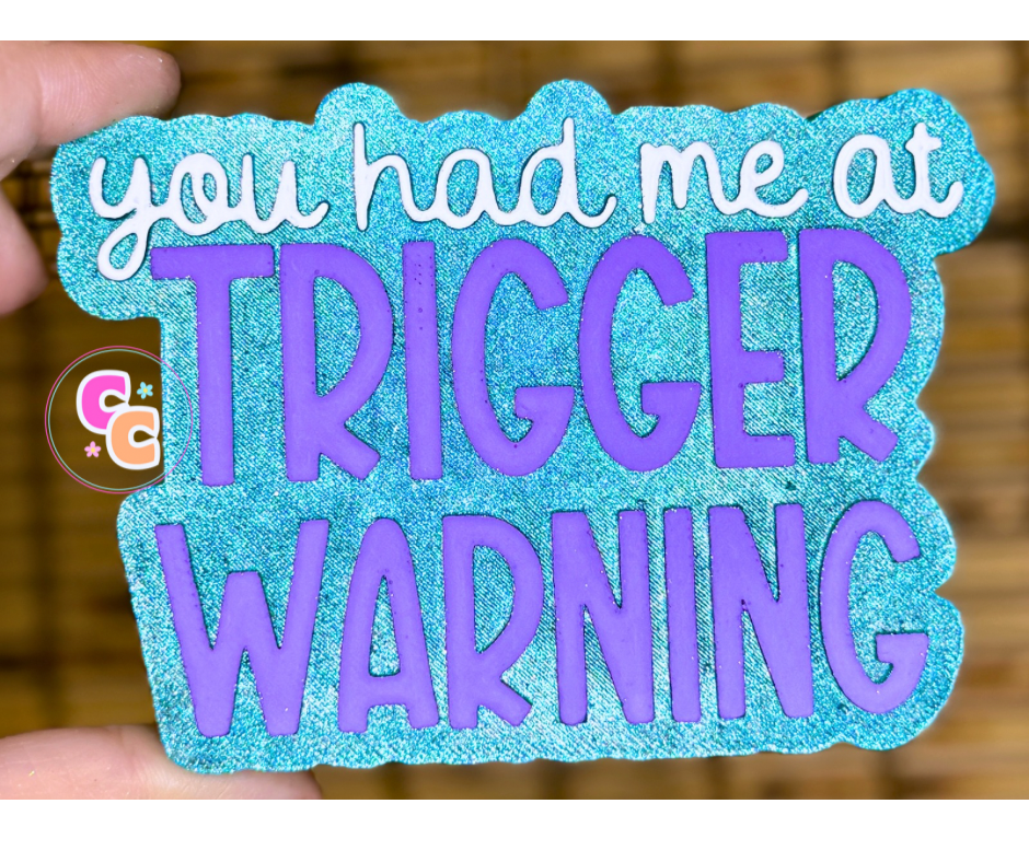 Trigger Warning Freshie | Car Air Freshener | Book Freshie