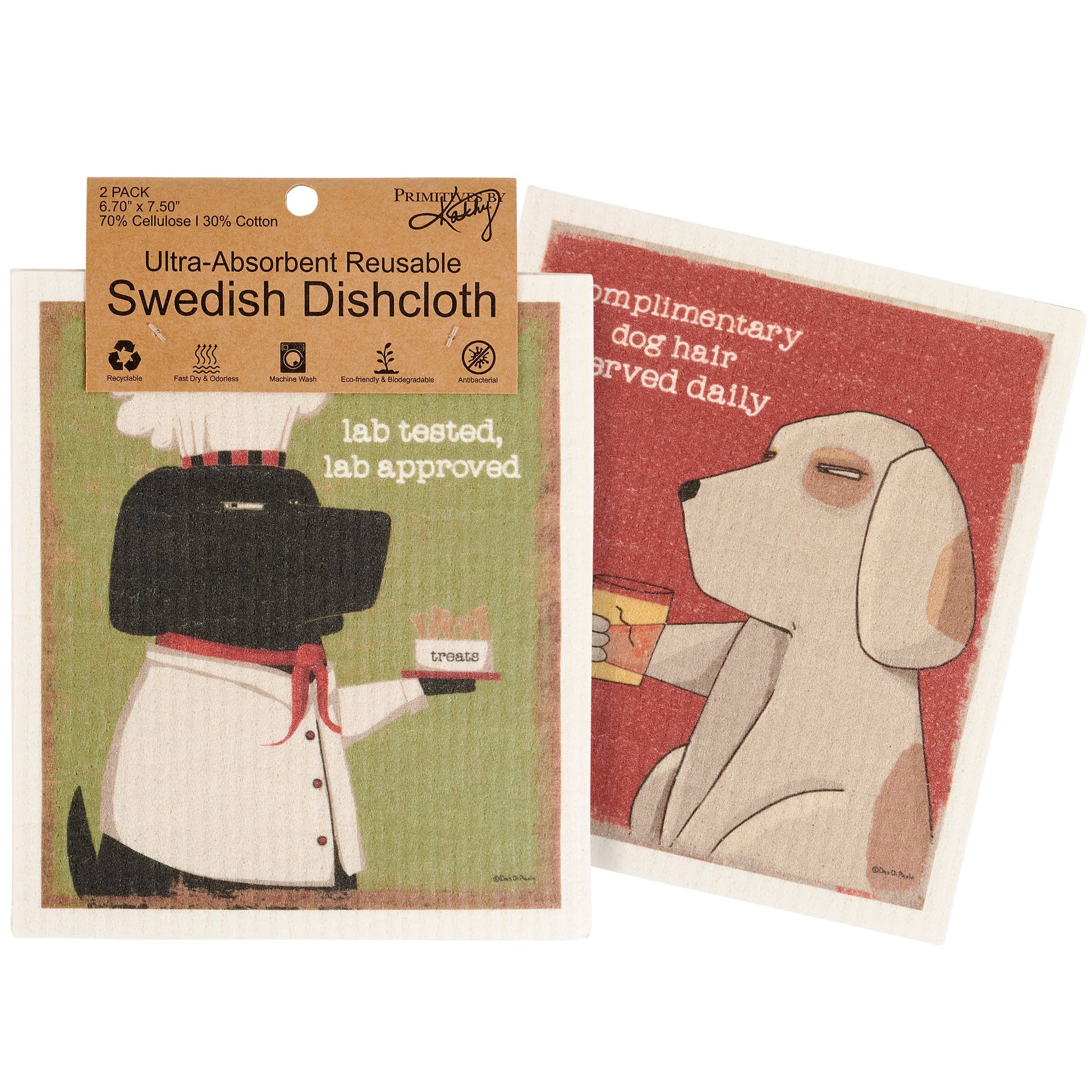 Dogs Swedish Dishcloth Set