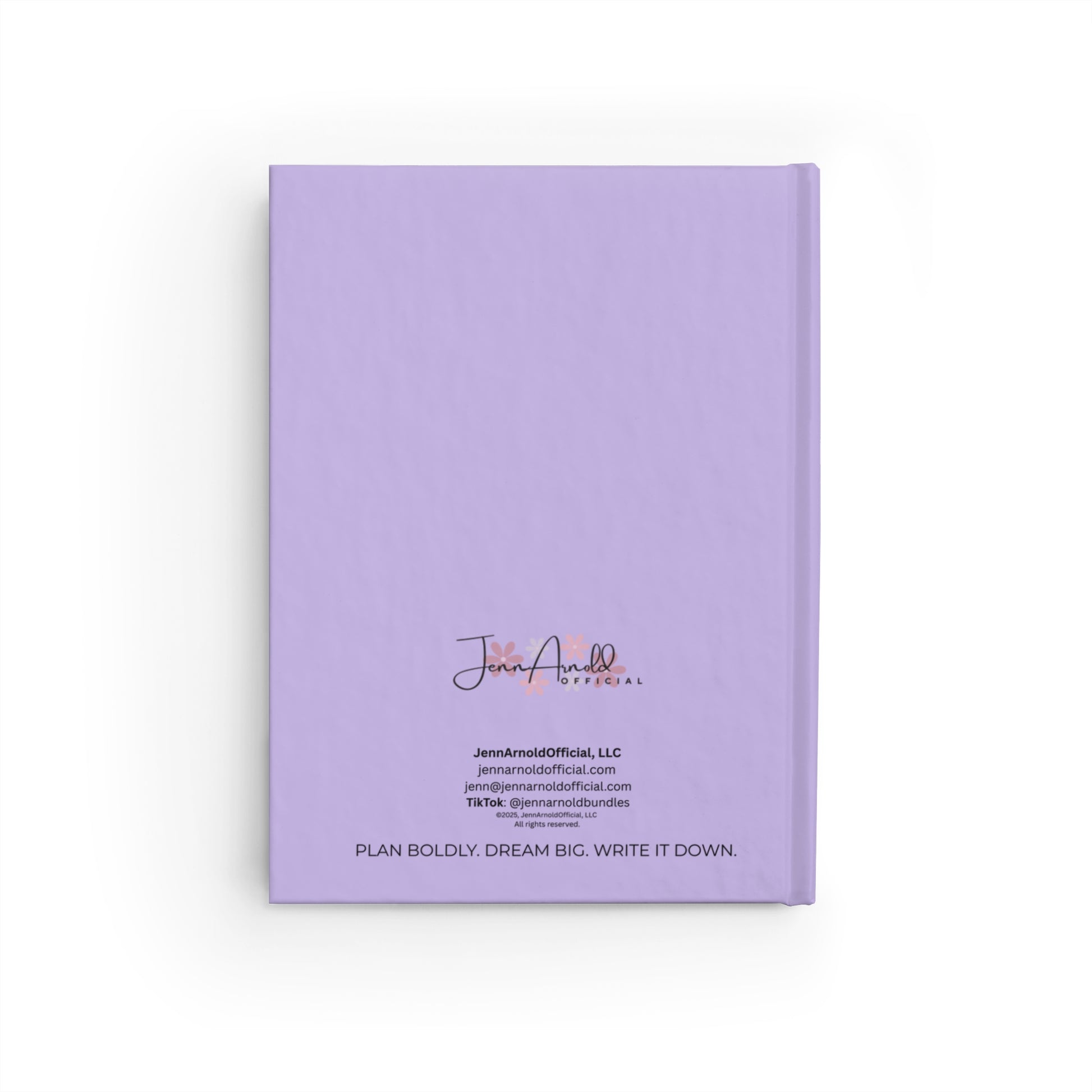 Live the Life You Want Purple Journal