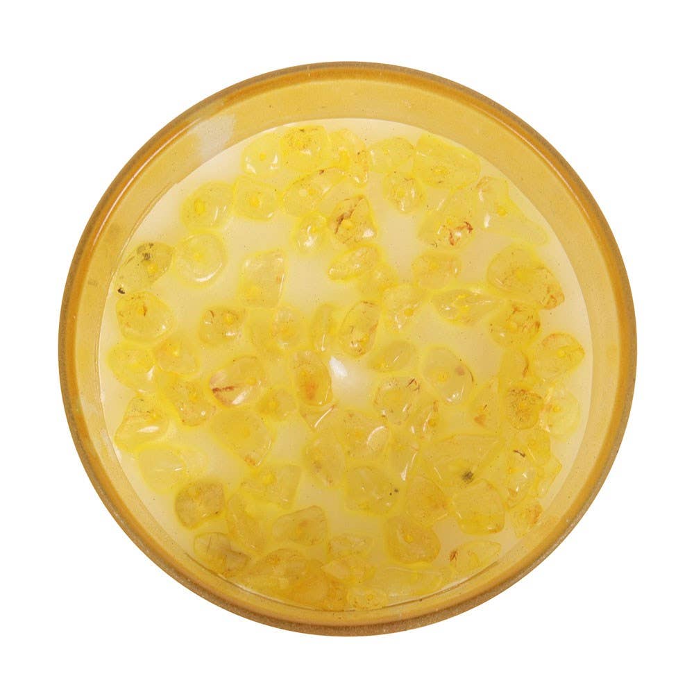 Solar Plexus Chakra Yellow Jade Candle