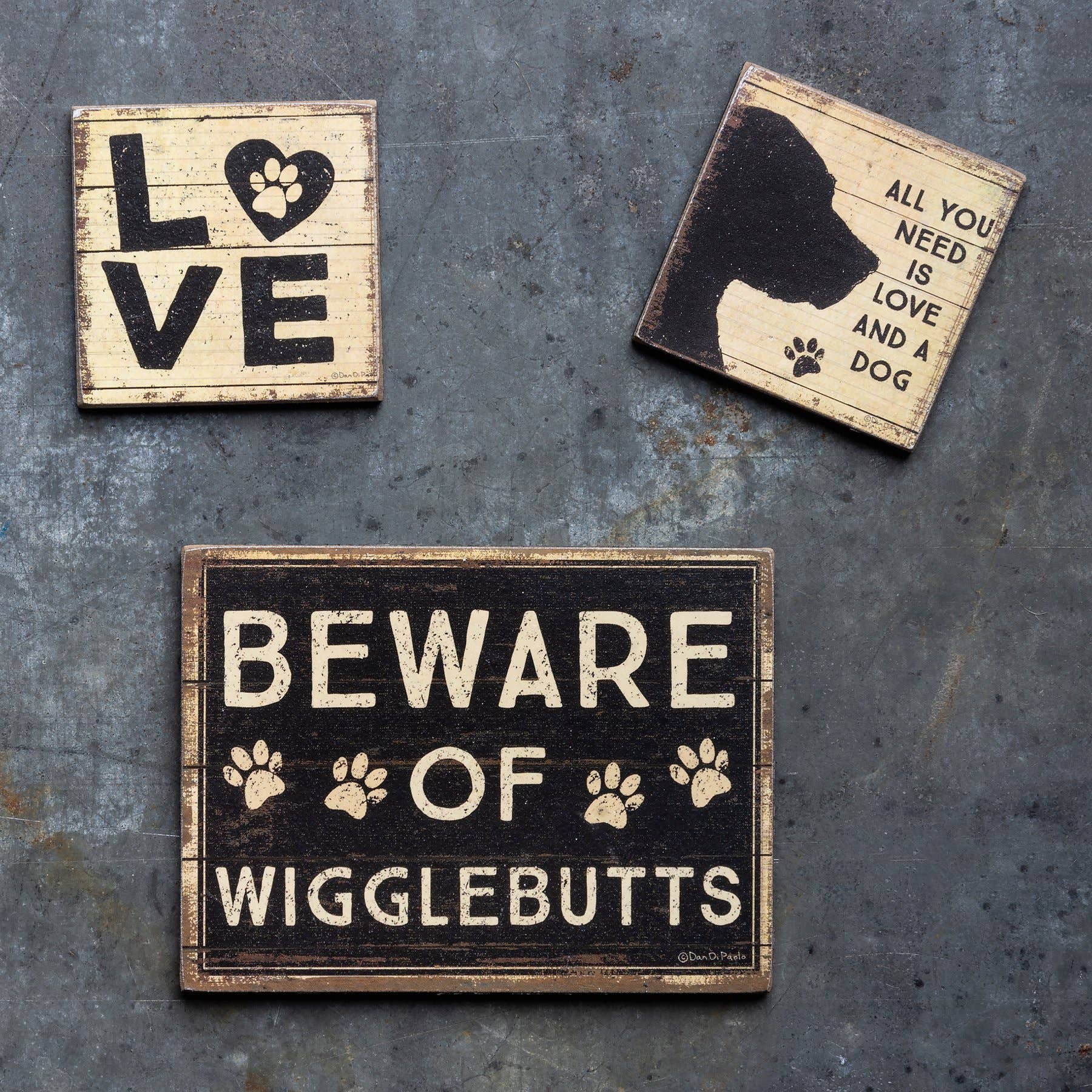 All You Need Is Love And A Dog Magnet Set