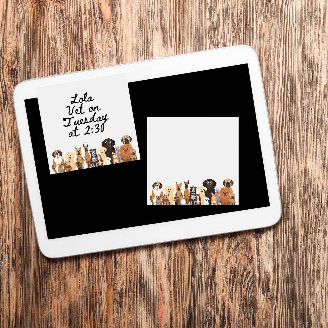 Dog Lover Post-it® Notes – 3x3 – Lots of Pups sticky notes